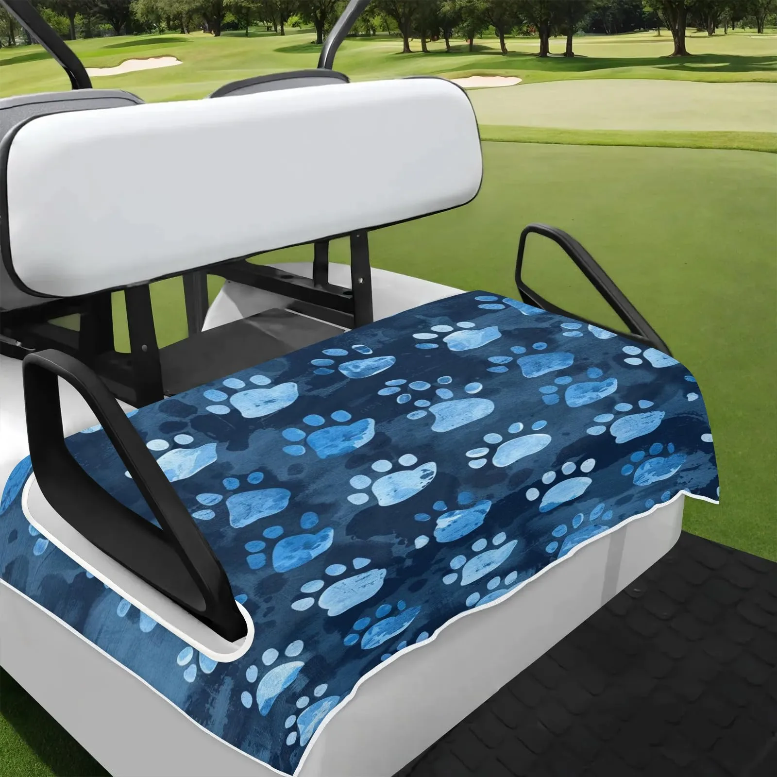 Tiveruda Golf Cart Seat Cover for Double Seats, 51 x 31 in