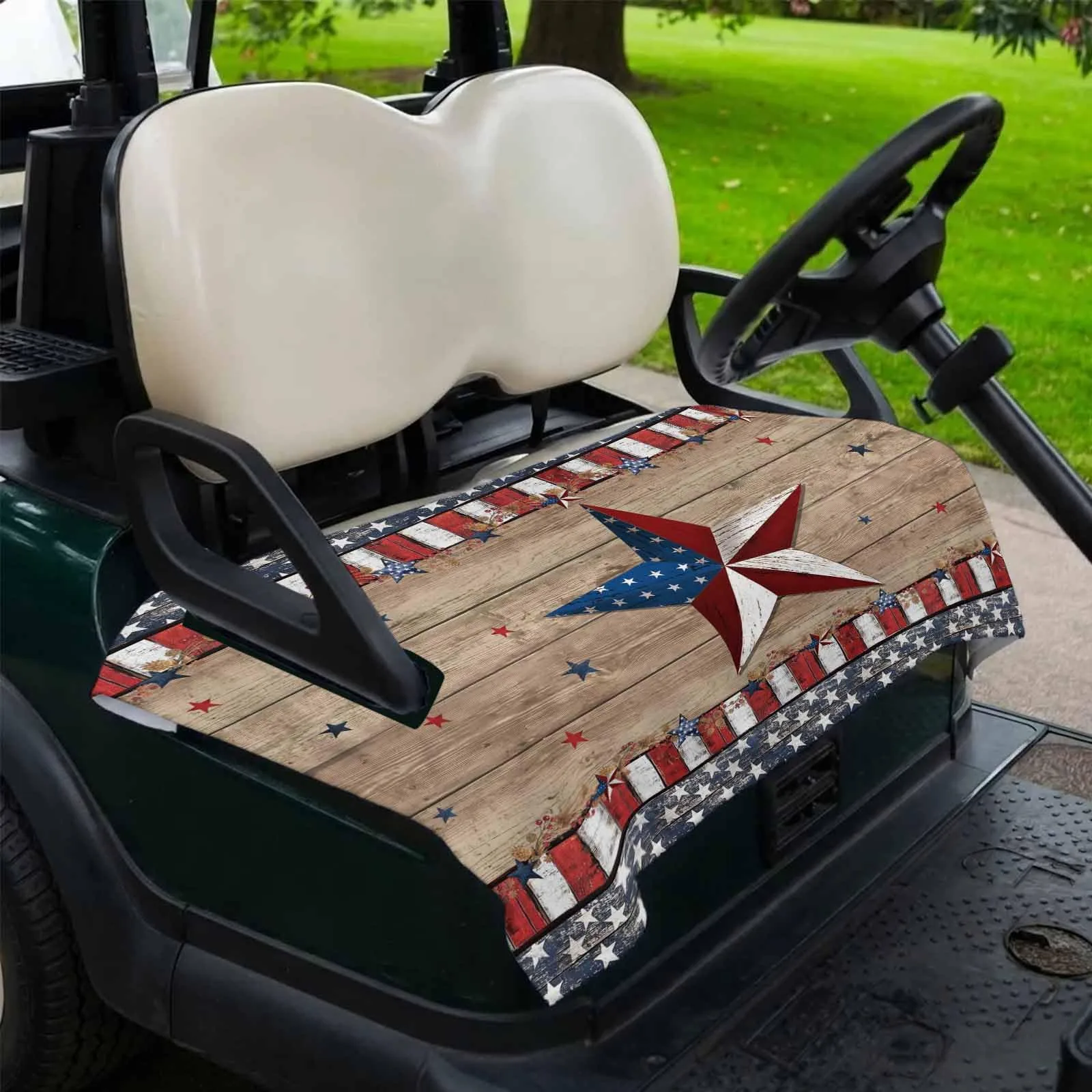 DecorLovee 2-Seater Golf Cart Seat Cover, 51 x 31 Inch image 2