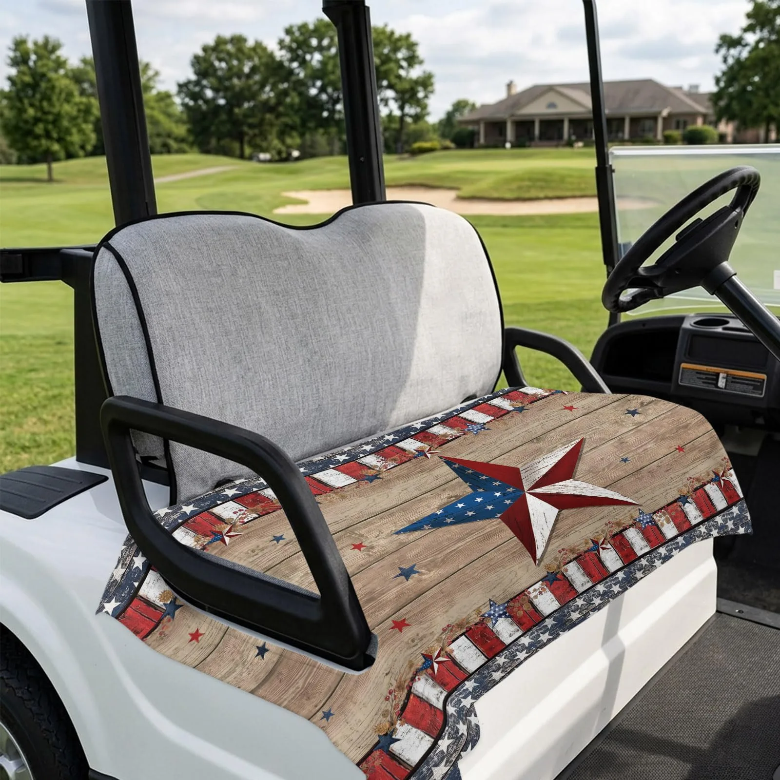 DecorLovee 2-Seater Golf Cart Seat Cover, 51 x 31 Inch image 4