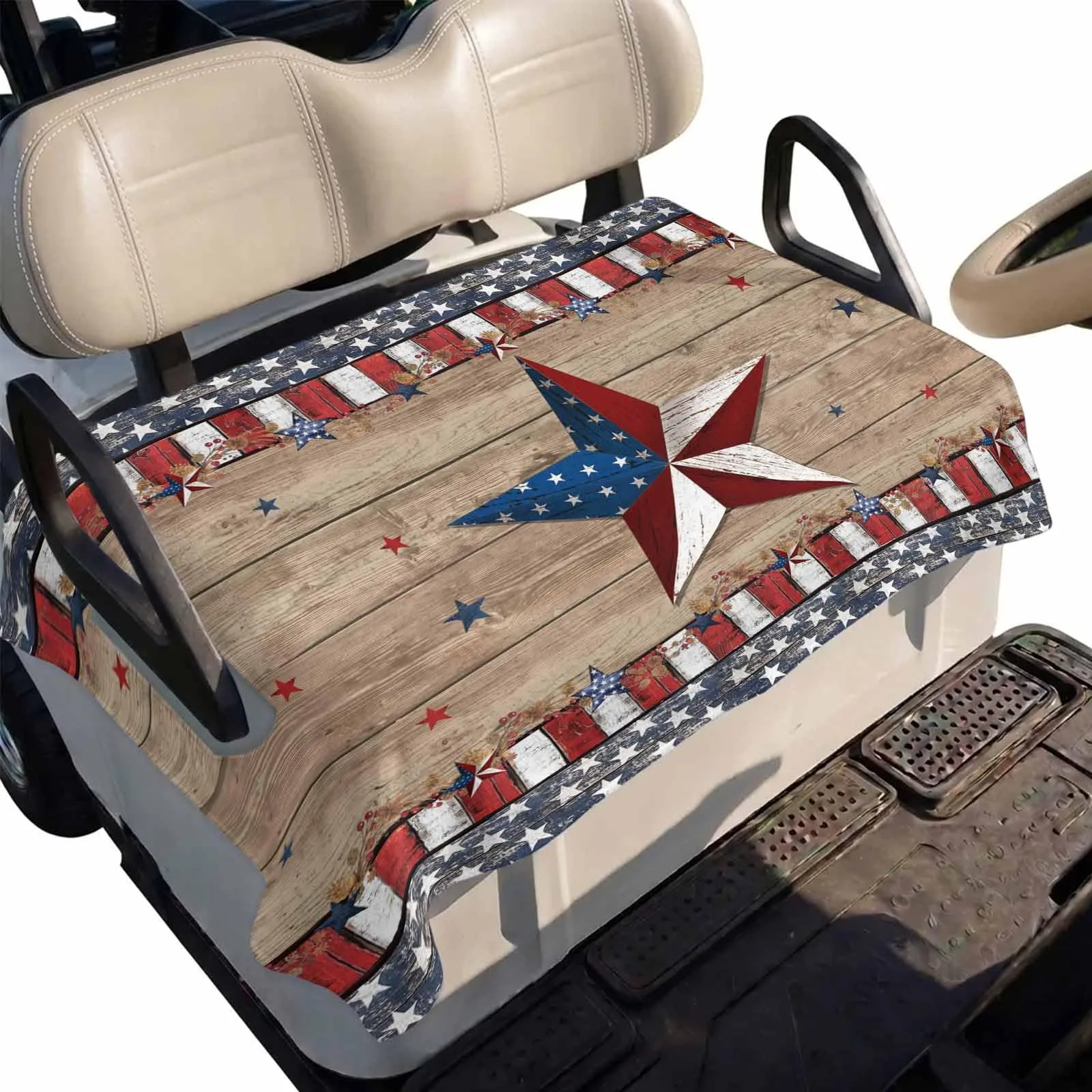 DecorLovee 2-Seater Golf Cart Seat Cover, 51 x 31 Inch