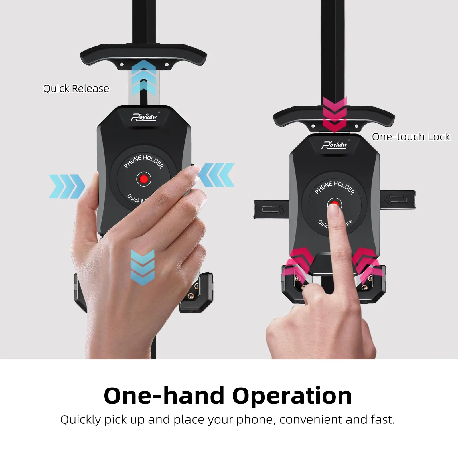 Roykaw Magnetic Golf Cart Phone Holder Mount image 4