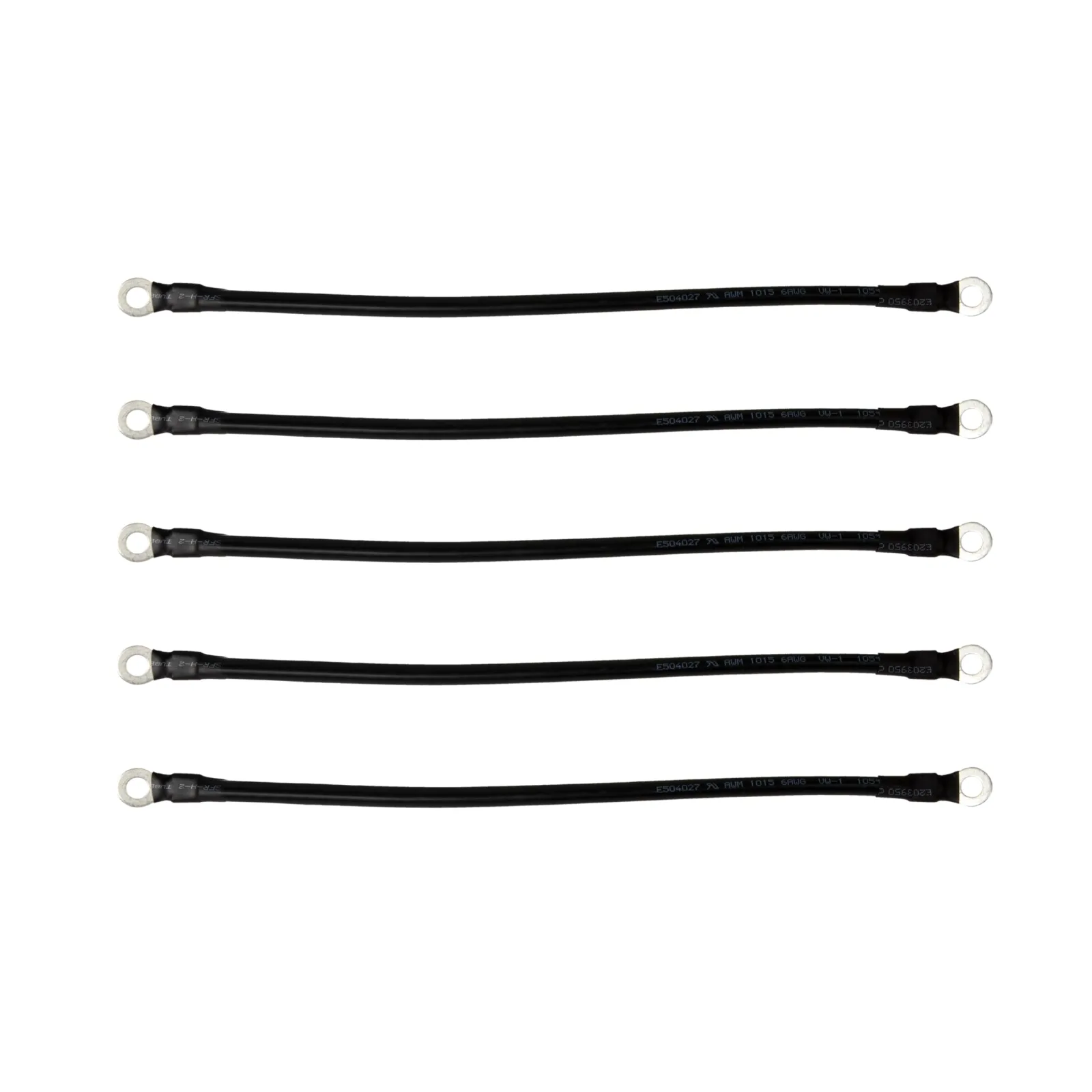 Reliance 6-Gauge 12" Battery Cable Kit, 17-342-YAM, for Yamaha G2/G8/G9 36V