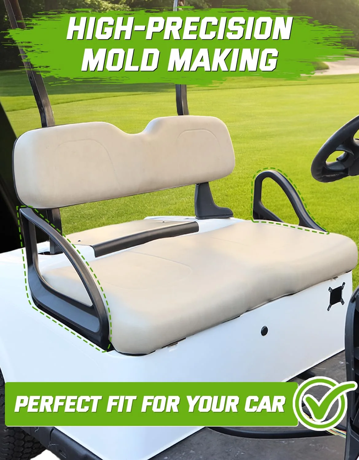 CYOOYC Arm Rest Hip Restraints for 2025 E-Z-GO Valor image 4