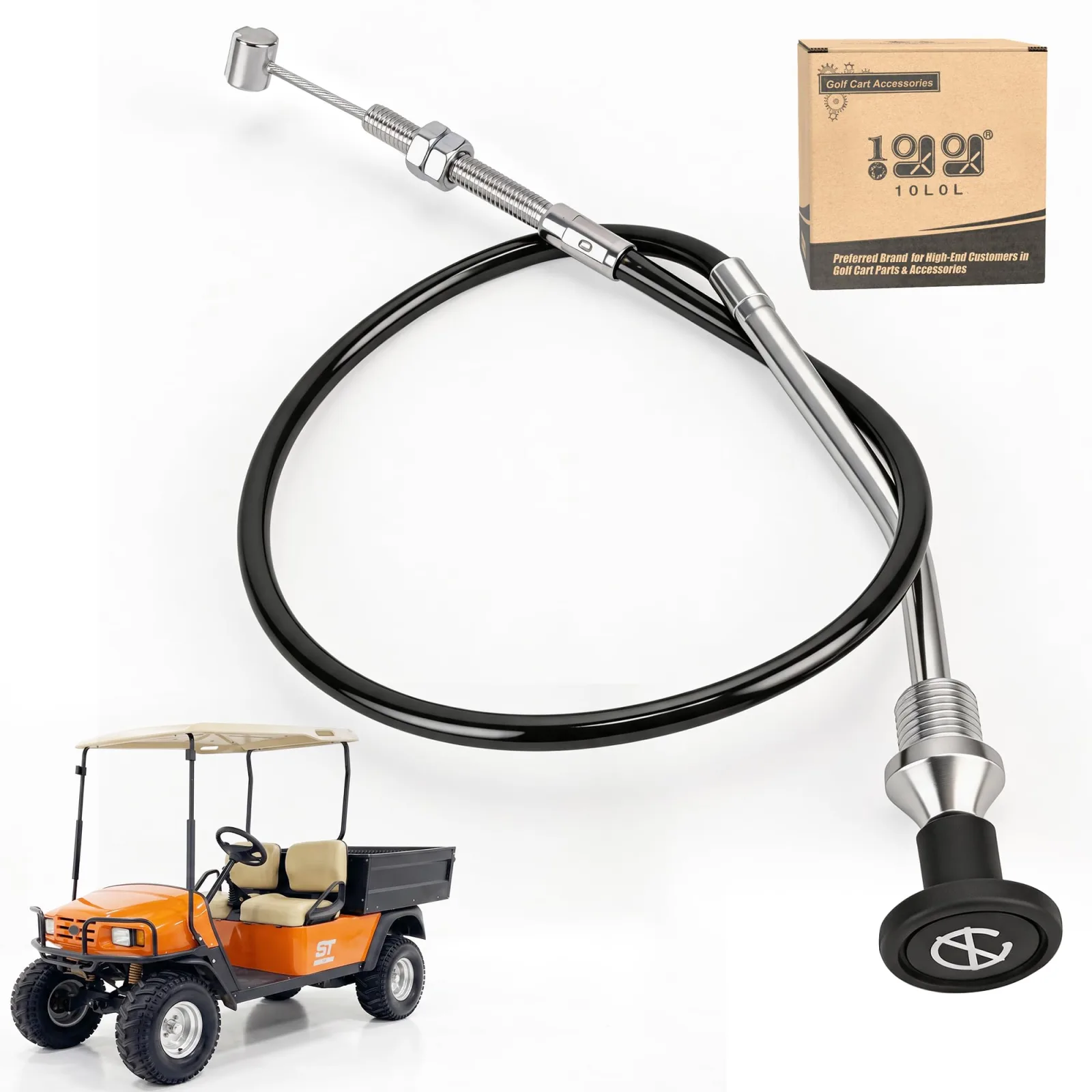 10L0L Choke Cable for E-Z-GO TXT/ST400 (2009+), GAS-Y175-F