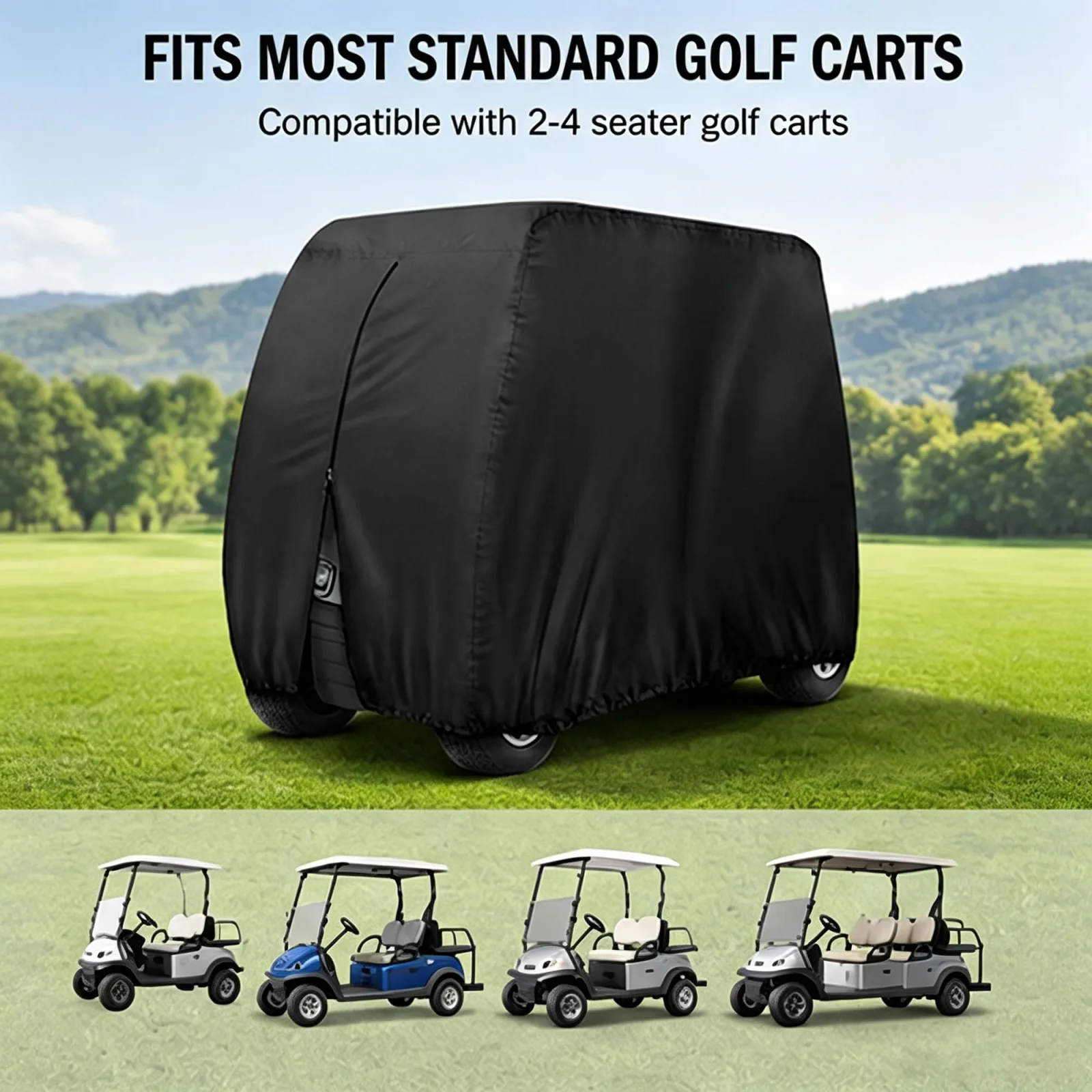 BTPEXS Cover for ICON i40 4-Passenger Golf Cart image 2
