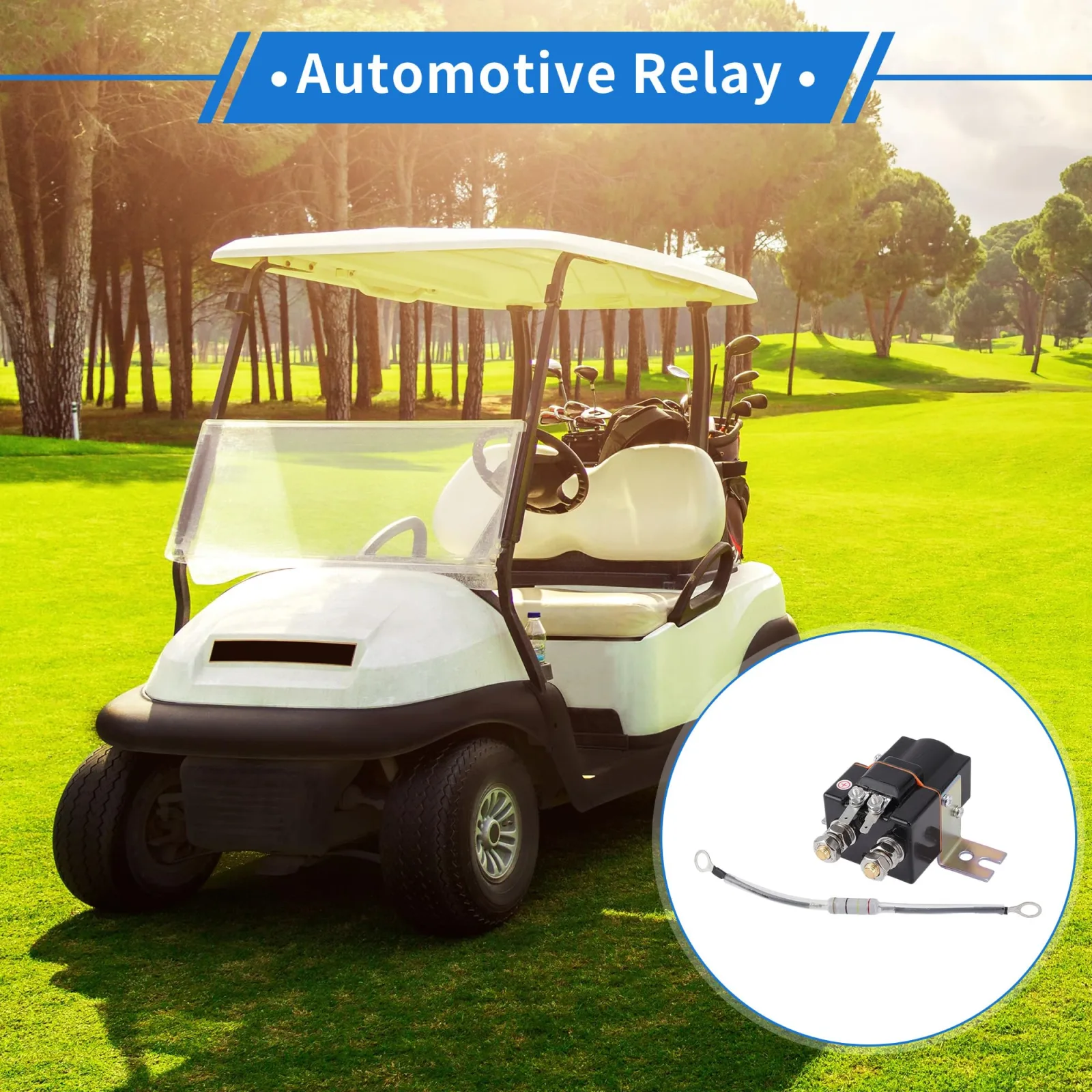 VekAuto 48V Solenoid Relay for Club Car DS and Precedent image 2