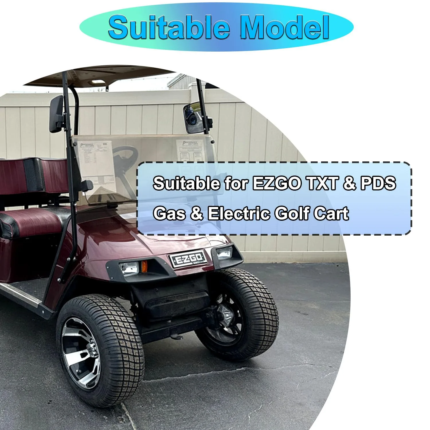 LY 5KYSON Front Emblem for E-Z-GO TXT and RXV image 2