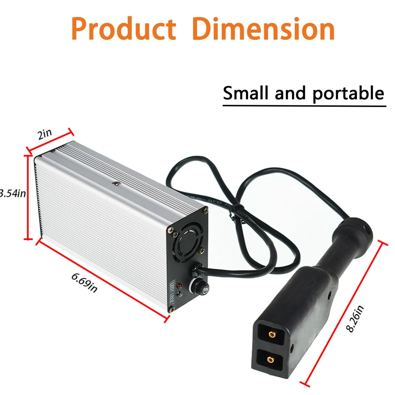 Findmall 36V 5A Golf Cart Charger with D-Style Plug image 4