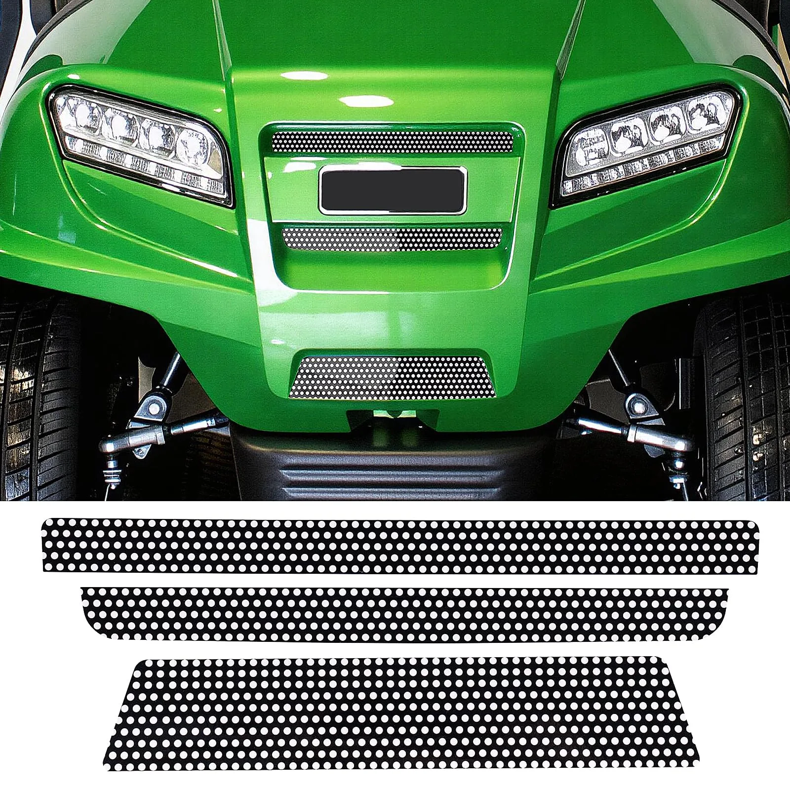 AUEEKIE Onward Front Sticker Decal Kit for Club Car Onward (3‑Piece)