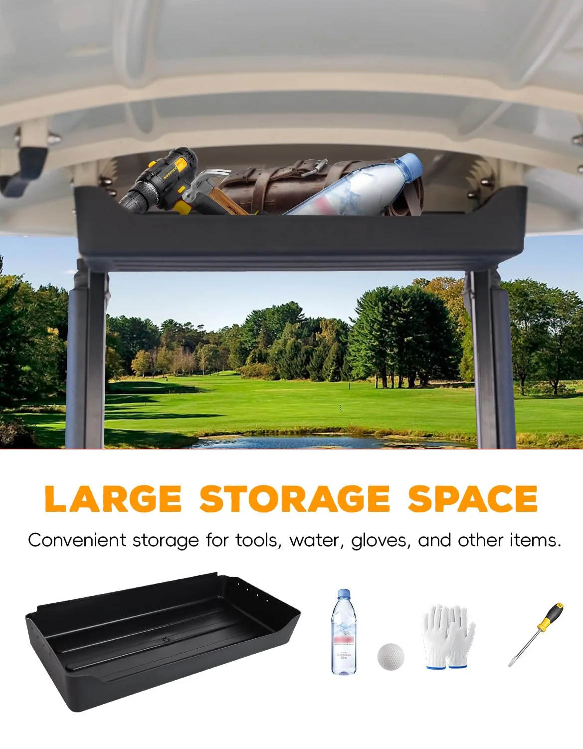 LUXEMOTO Overhead Storage Tray for Yamaha Drive2 G29 image 2