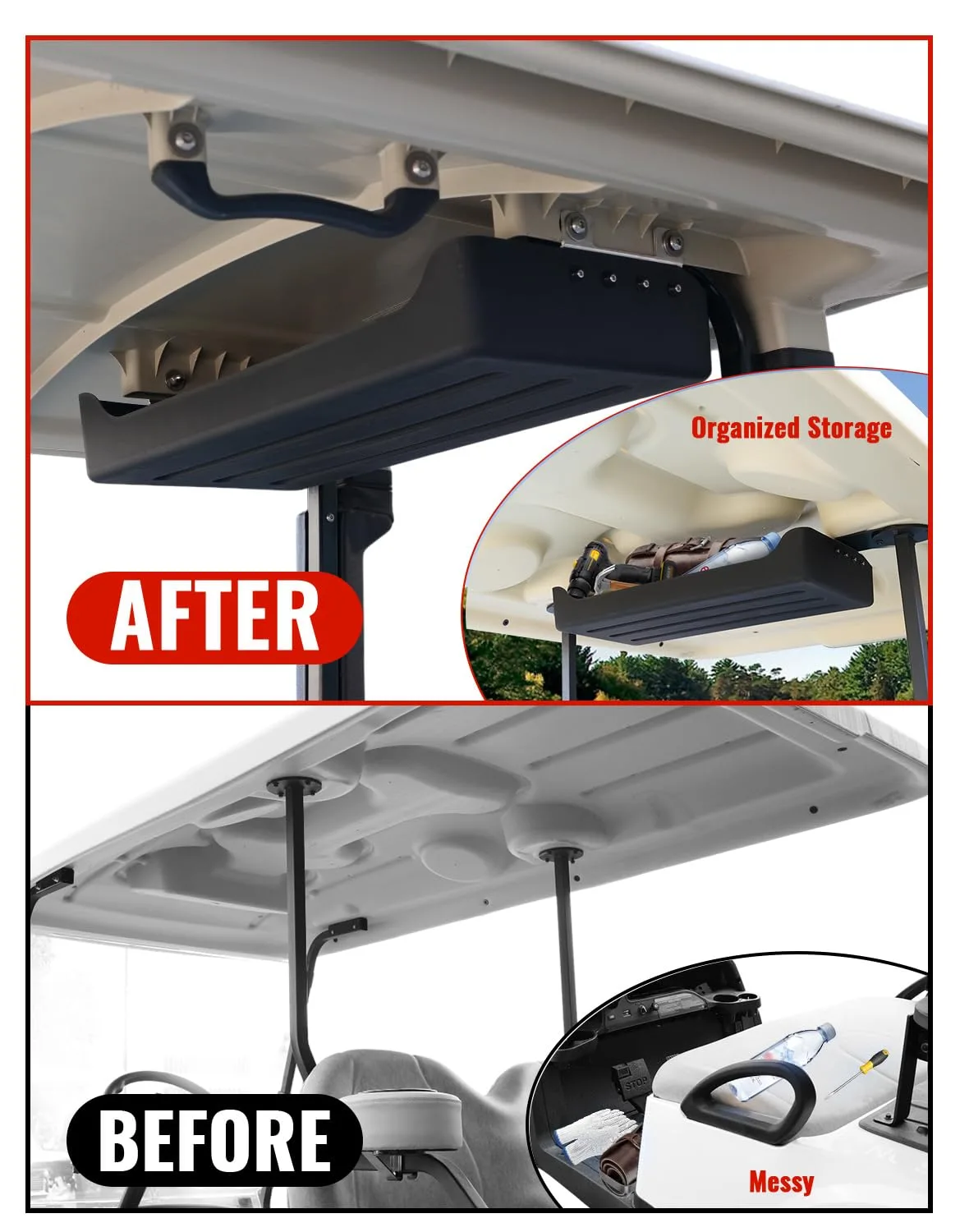 LUXEMOTO Overhead Storage Tray for Yamaha Drive2 G29 image 3