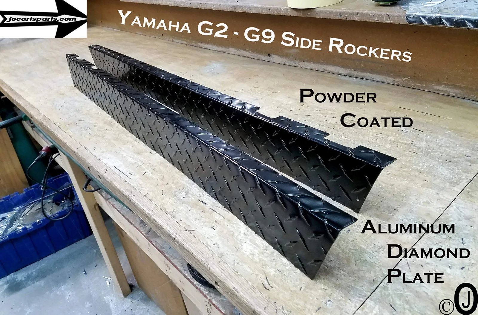 Yamaha G2-G9 Golf Cart Side Rocker Cover Set image 2