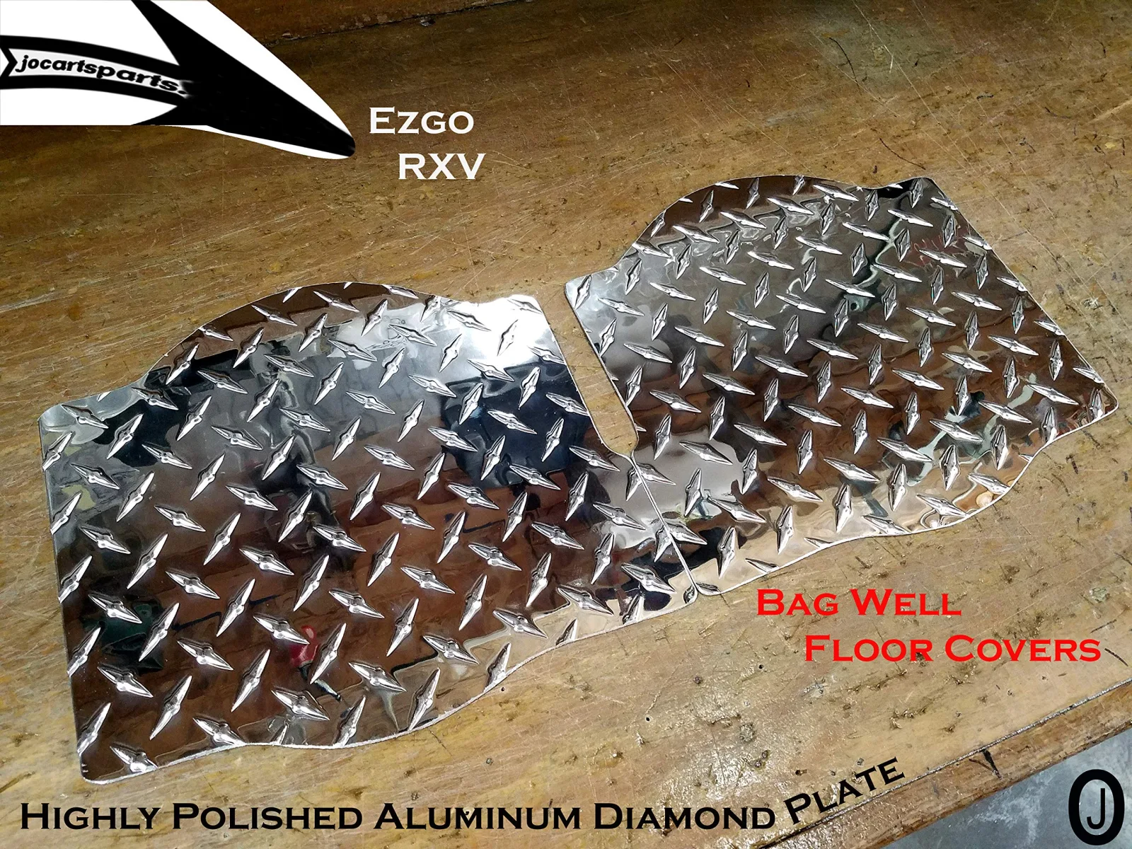 E-Z-GO RXV Diamond Plate Bag Well Liner 2008+ image 2
