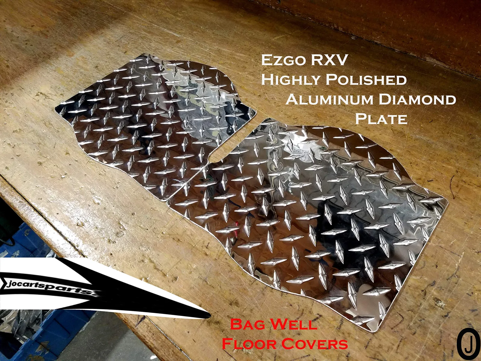 E-Z-GO RXV Diamond Plate Bag Well Liner 2008+ image 3