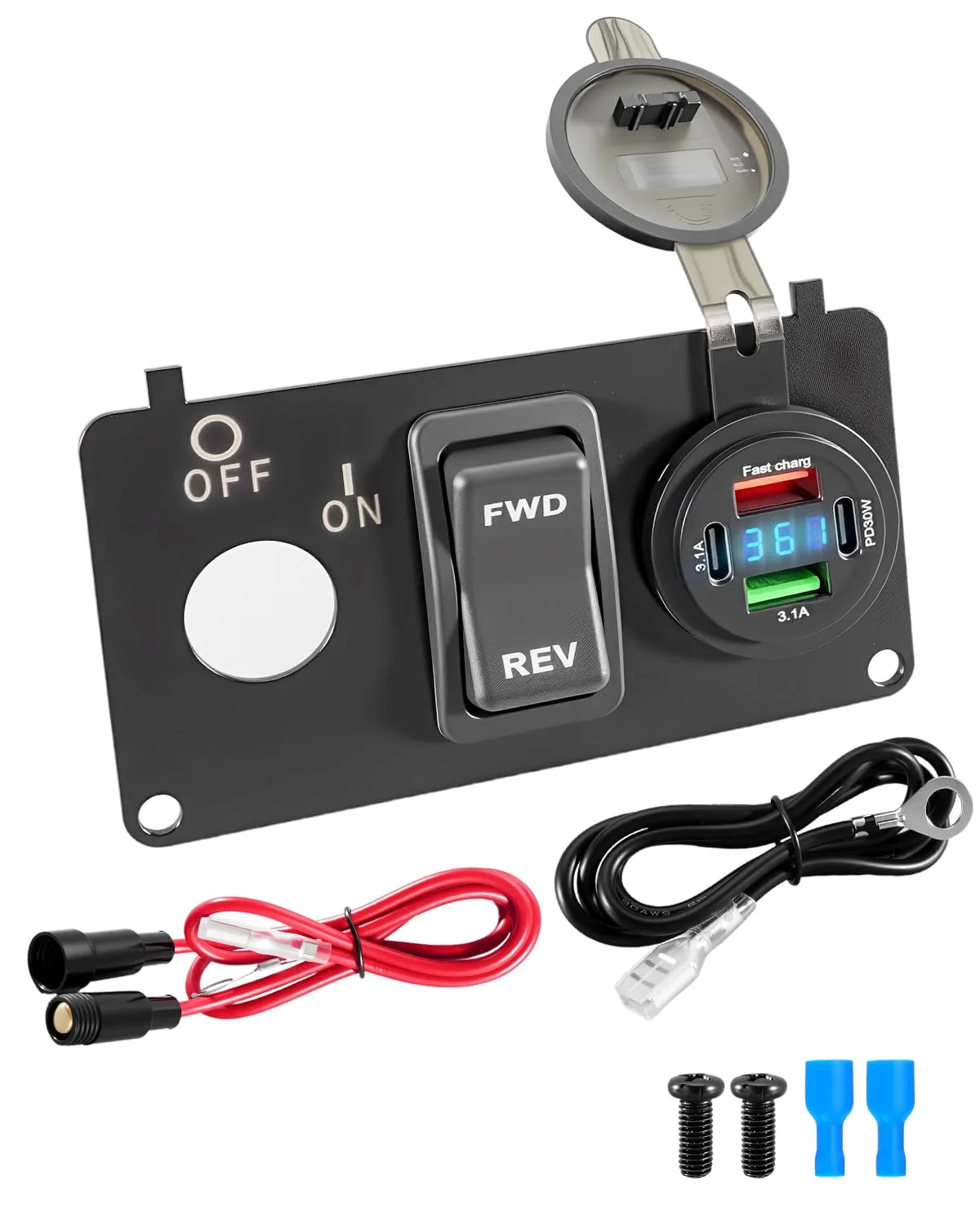 JVWKPU Key Switch Plate for E-Z-GO TXT, Medalist & PDS