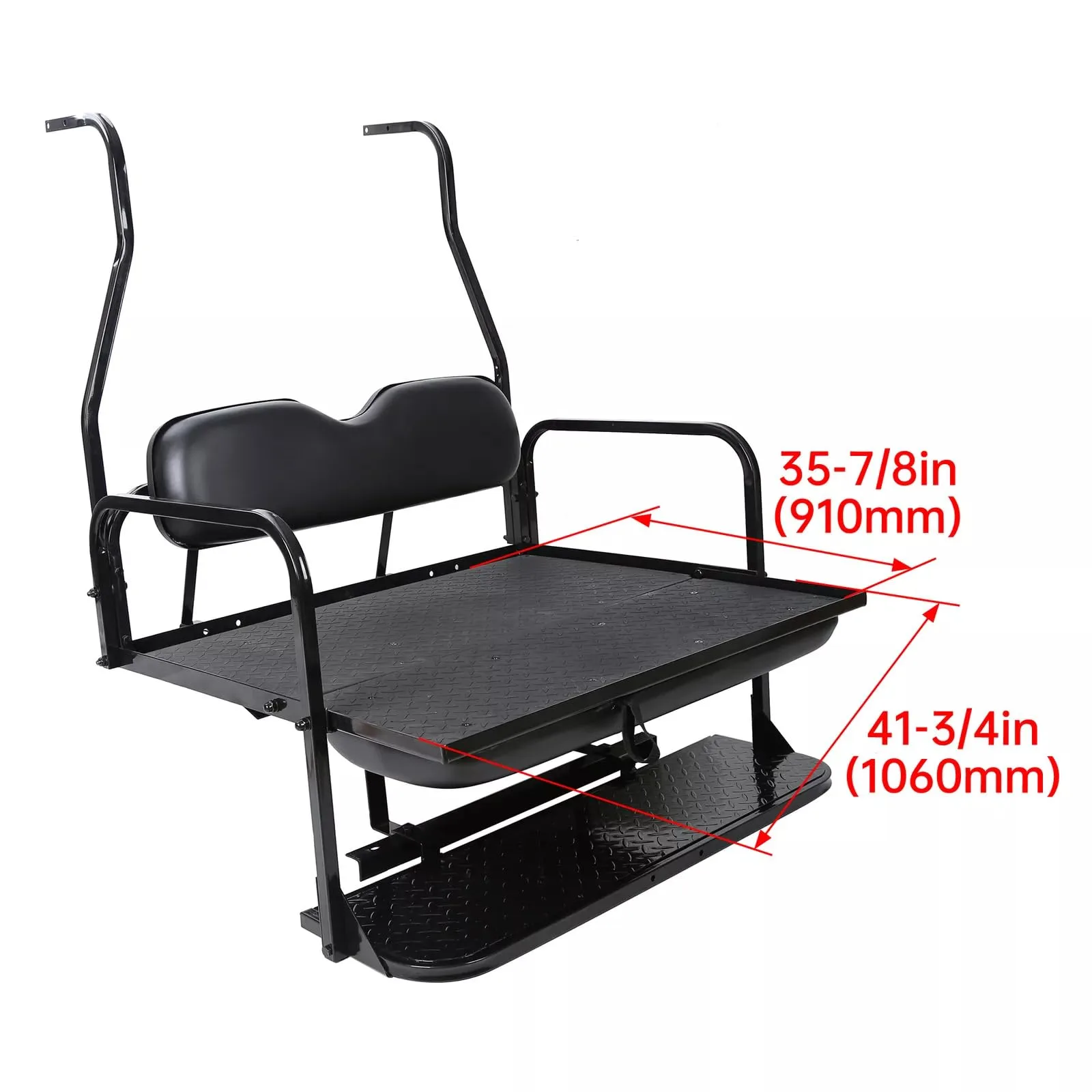 jiajiababy Flip-Folding Rear Seat Kit for Club Car DS 2000-2013 – 729054402706 image 3