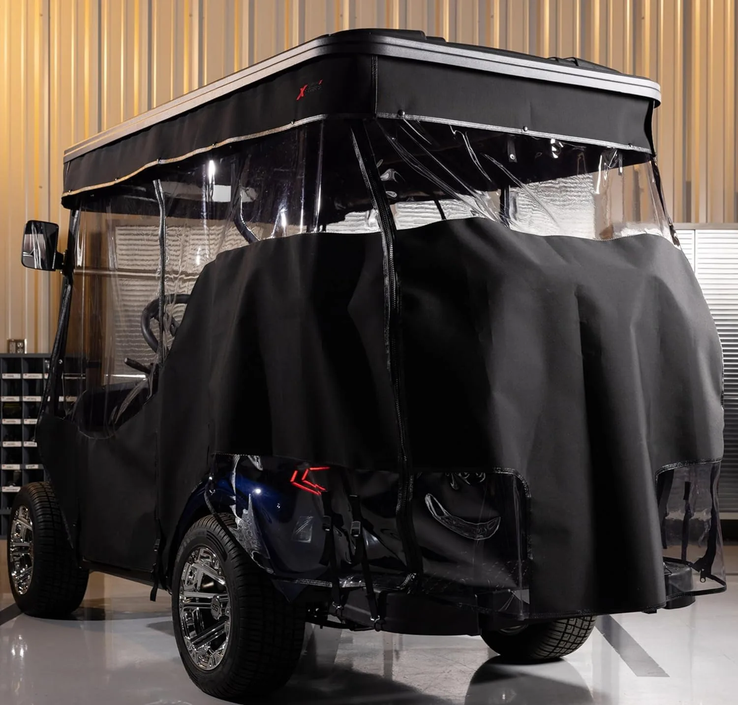 RED DOT 3-Sided Enclosure for 2023 MadJax XSeries Storm (84" Versa Top)