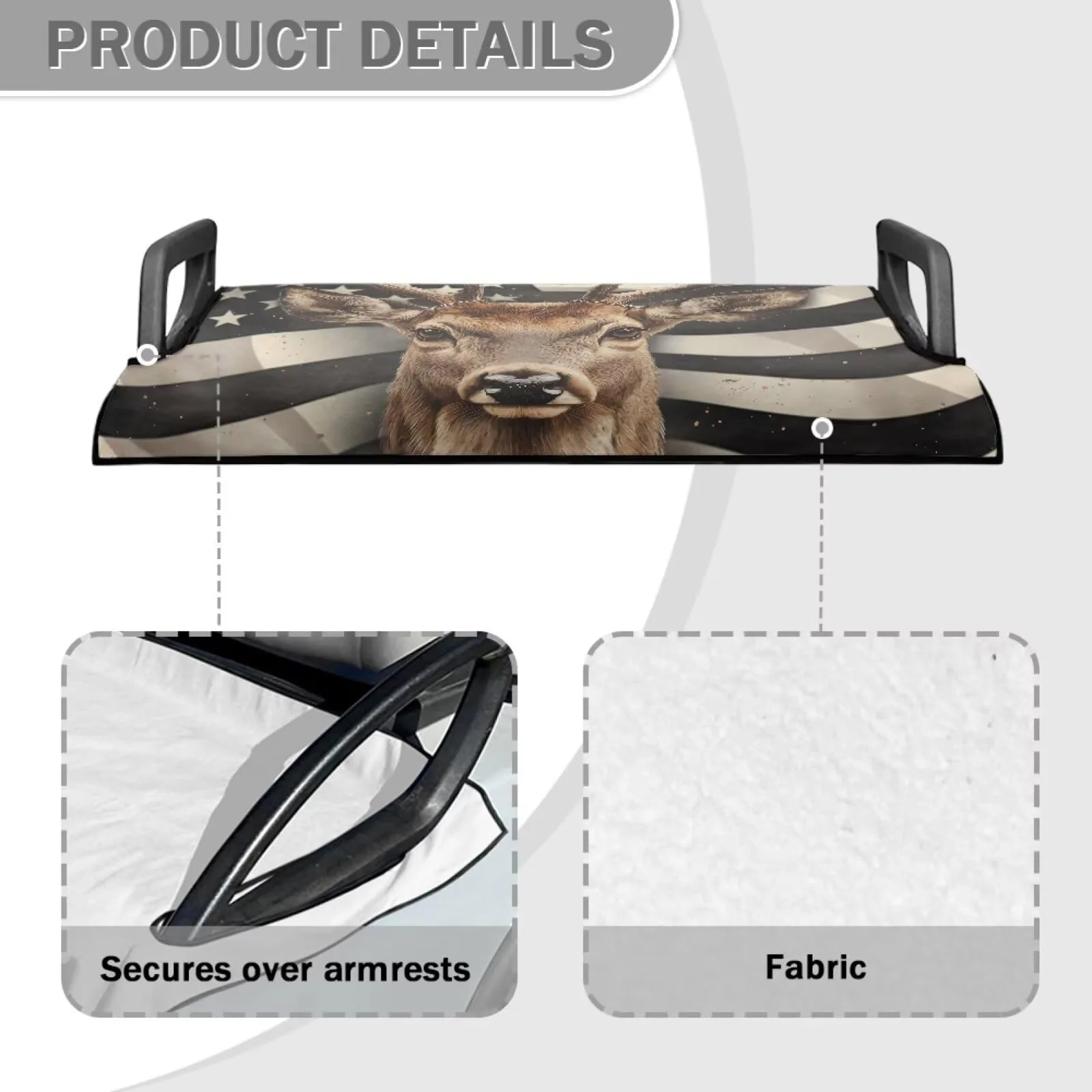 Yewattles Golf Cart Seat Cover for Club Car 2-Seat Carts image 4