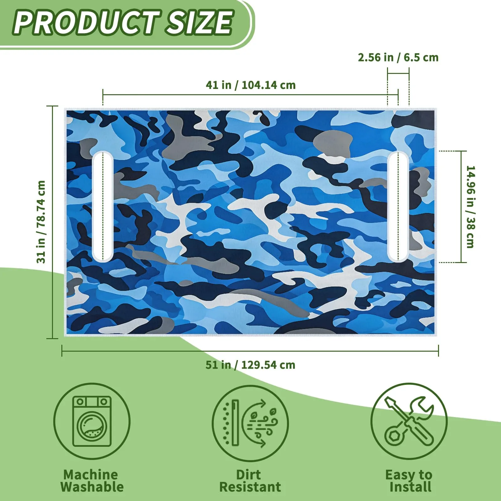 Tiveruda Golf Cart Seat Cover Blanket, 51 x 31 Inch image 2