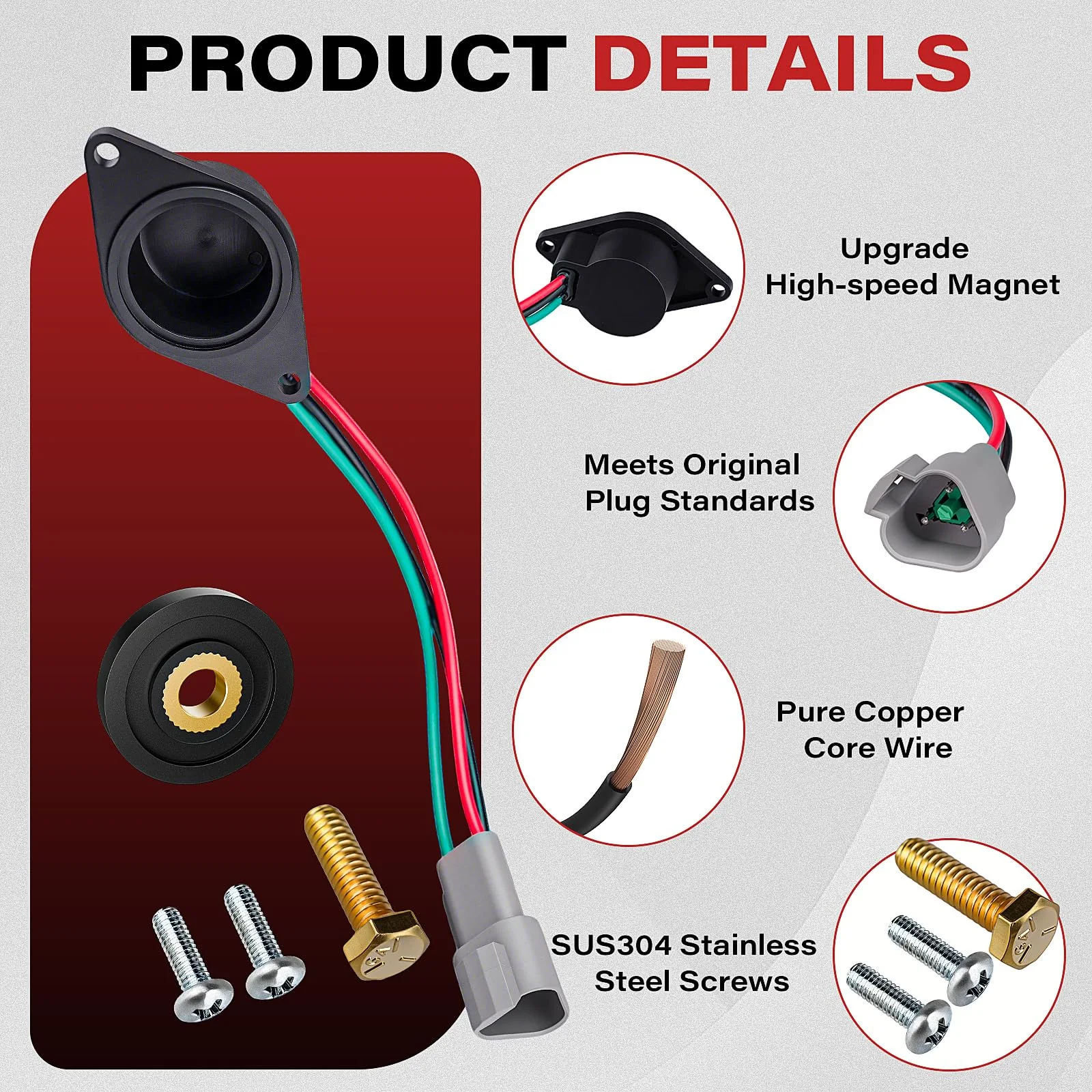 KyuerWK Speed Sensor with High Speed Magnet — KyuerWK-17-1 image 3