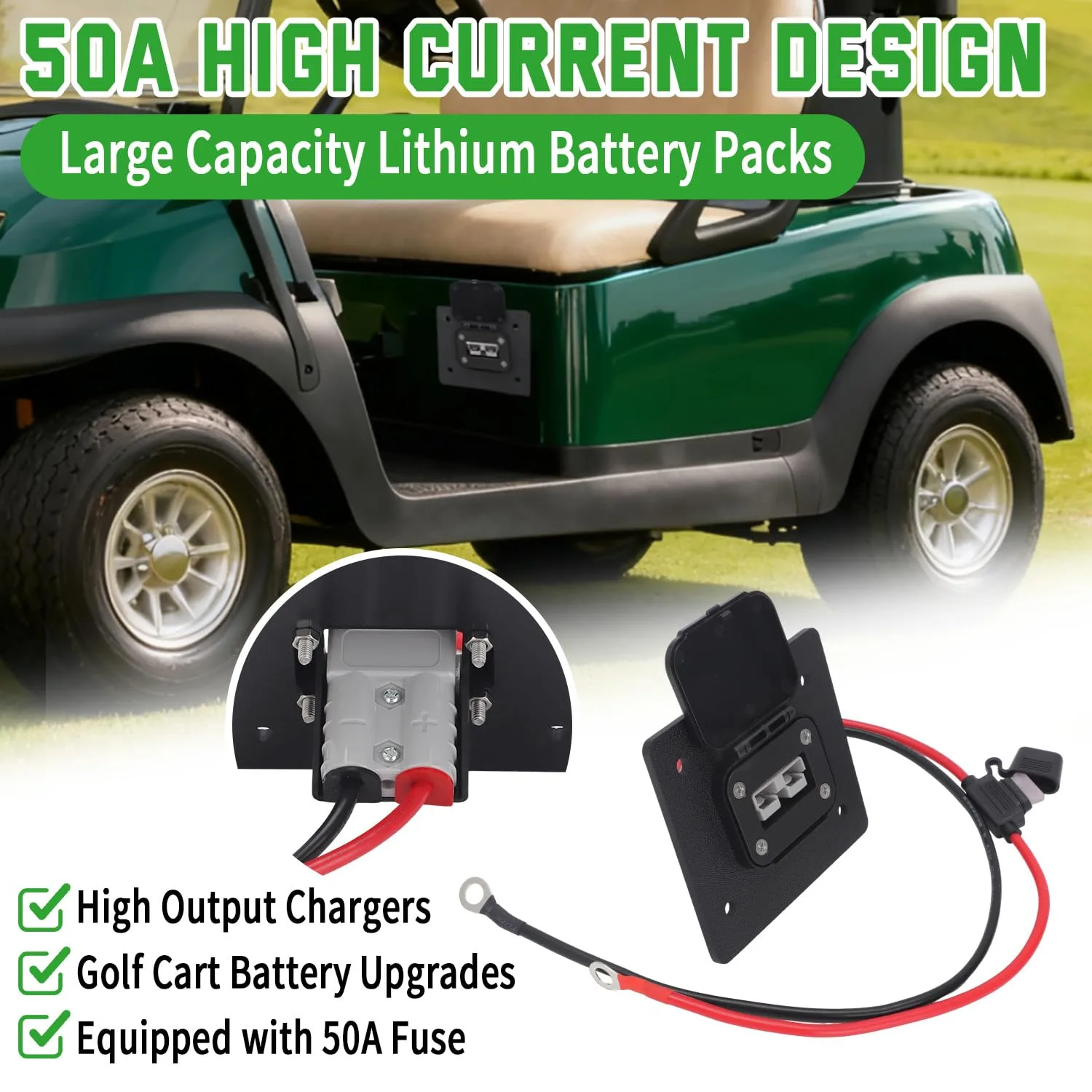 AUTOVIC Charger Port Cover Adapter for E-Z-GO TXT36 image 4
