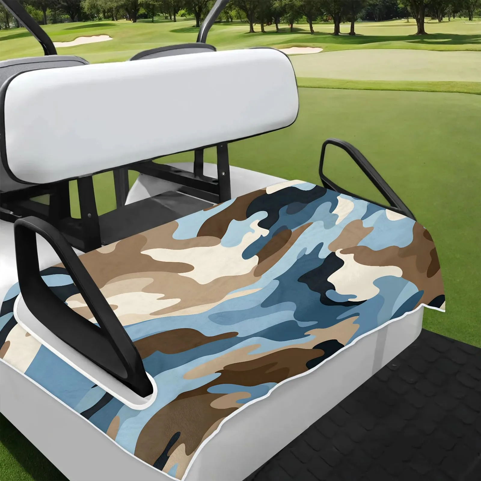 Tiveruda Golf Cart Seat Cover for Double Seats 51 x 31 in