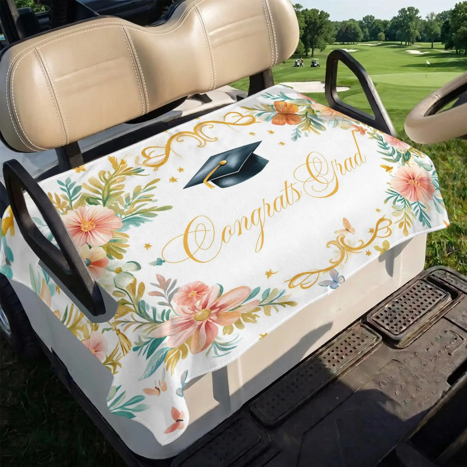 Trosturdspn Golf Cart Seat Towel Blanket 51 x 31 Inch image 4