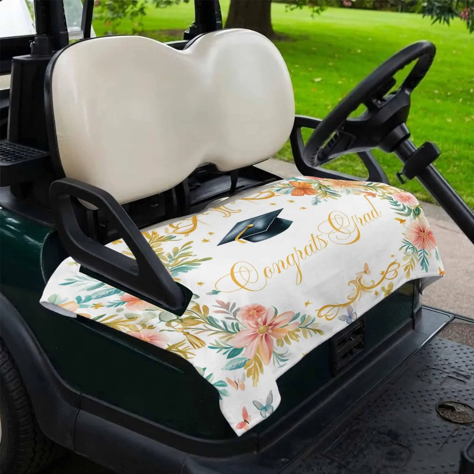 Trosturdspn Golf Cart Seat Towel Blanket 51 x 31 Inch