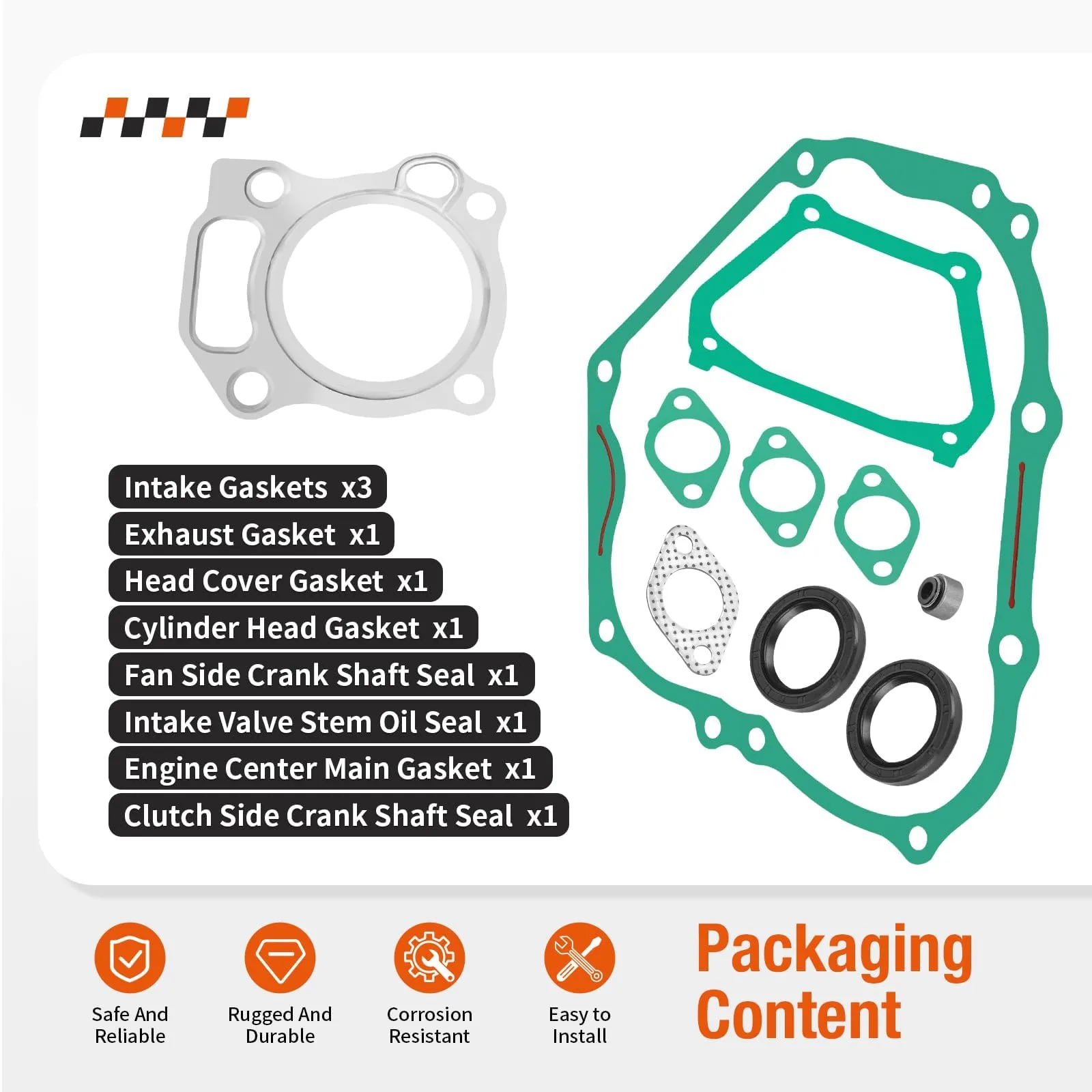 ZOZOYE 301cc Engine Gasket Kit for Yamaha G11-A G16-A G20-A image 4