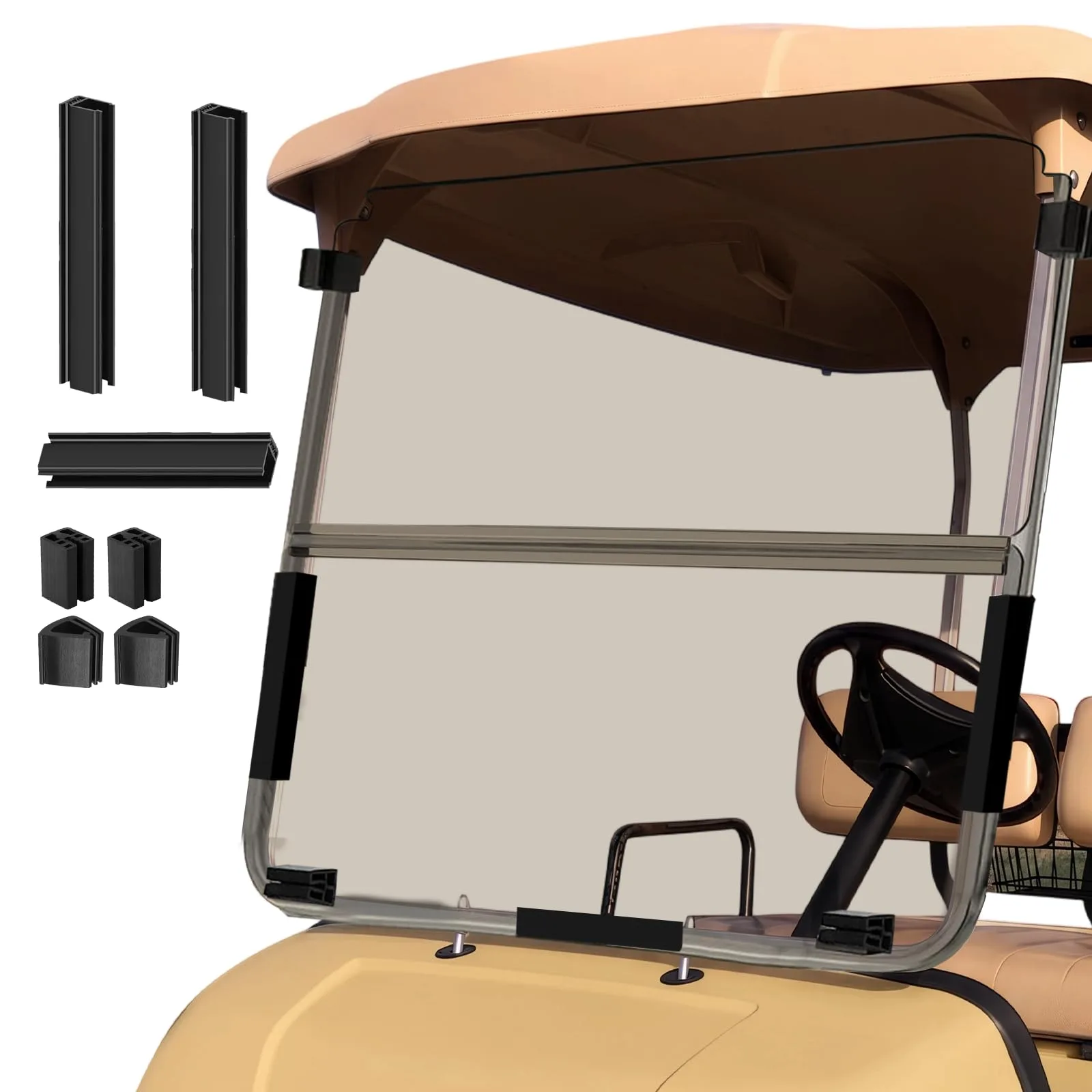RIZINKART YG22546 Windshield for Yamaha G22, 2003-2006
