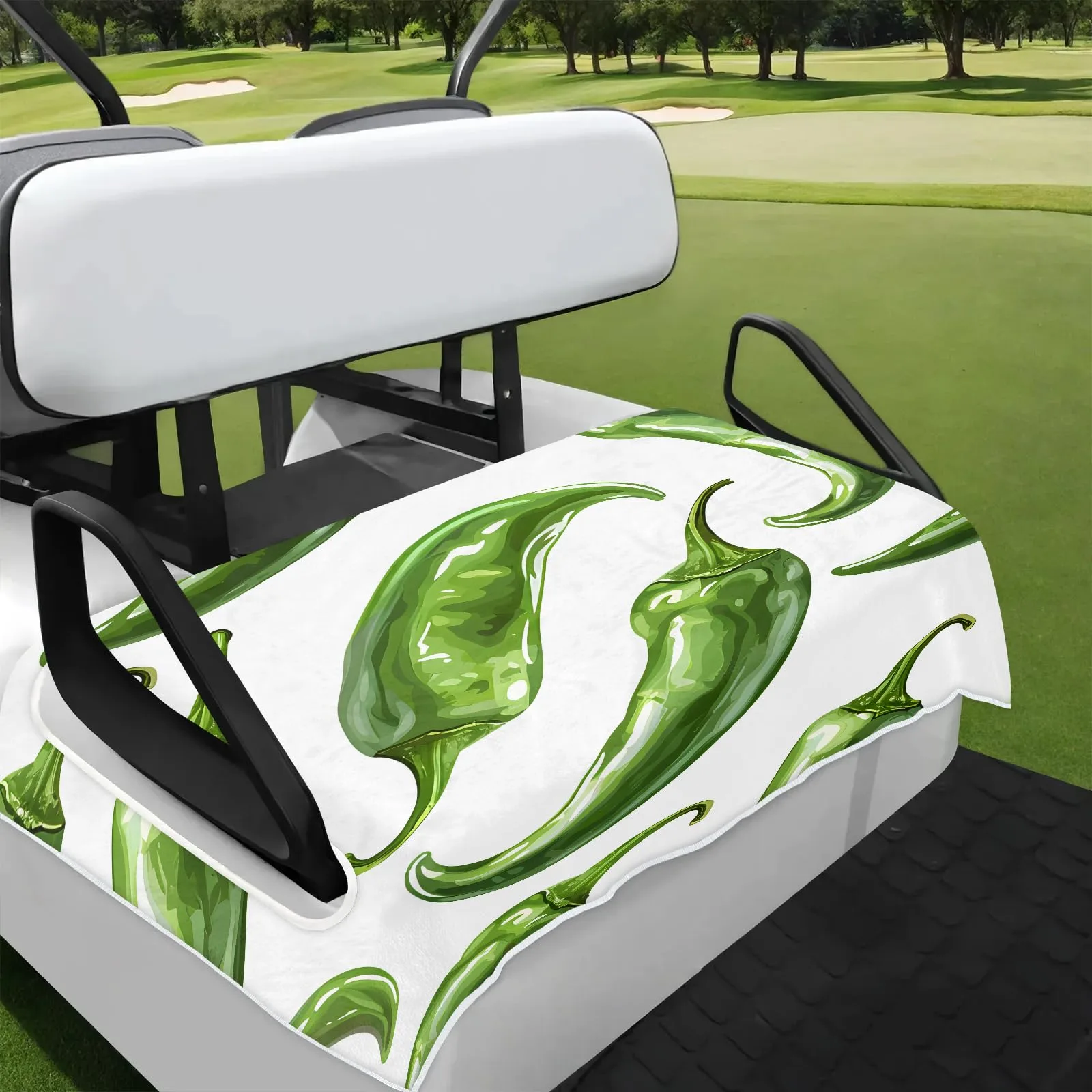 Tiveruda Golf Cart Seat Cover for Double Seats, 51 x 31 in