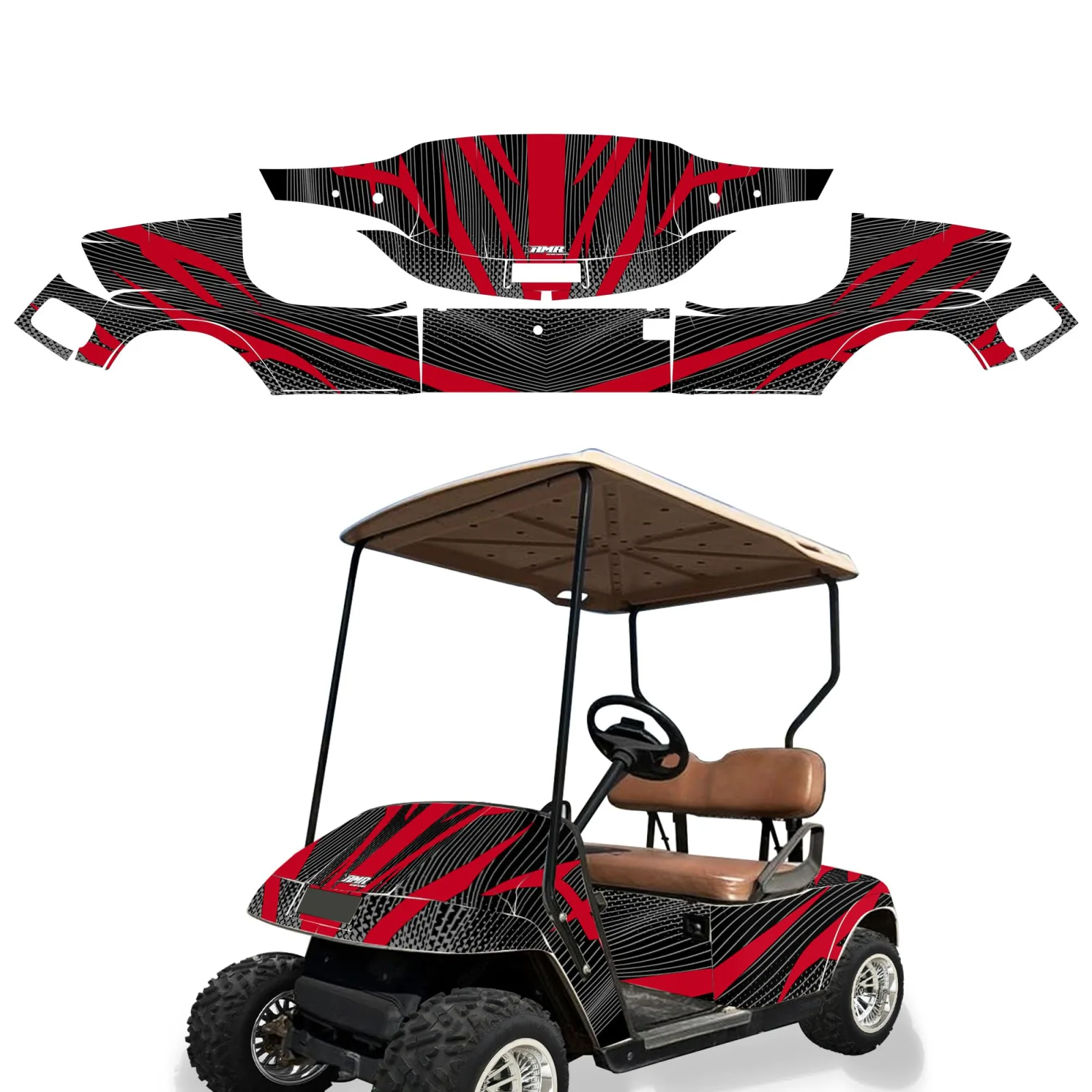 AMR Racing Graphics Kit for E-Z-GO TXT 1994-2013