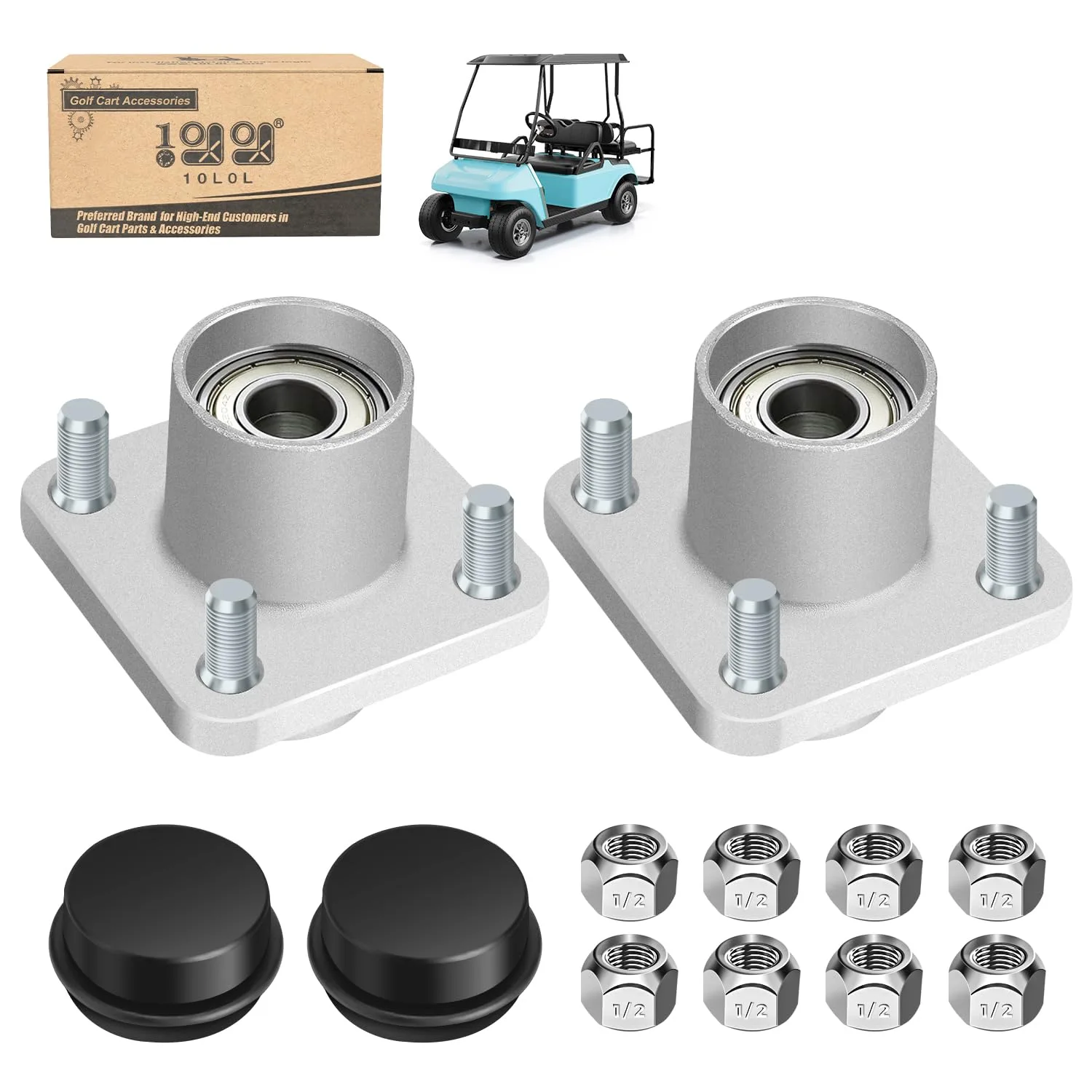 10L0L Front Wheel Hub Assembly for Club Car DS & Precedent