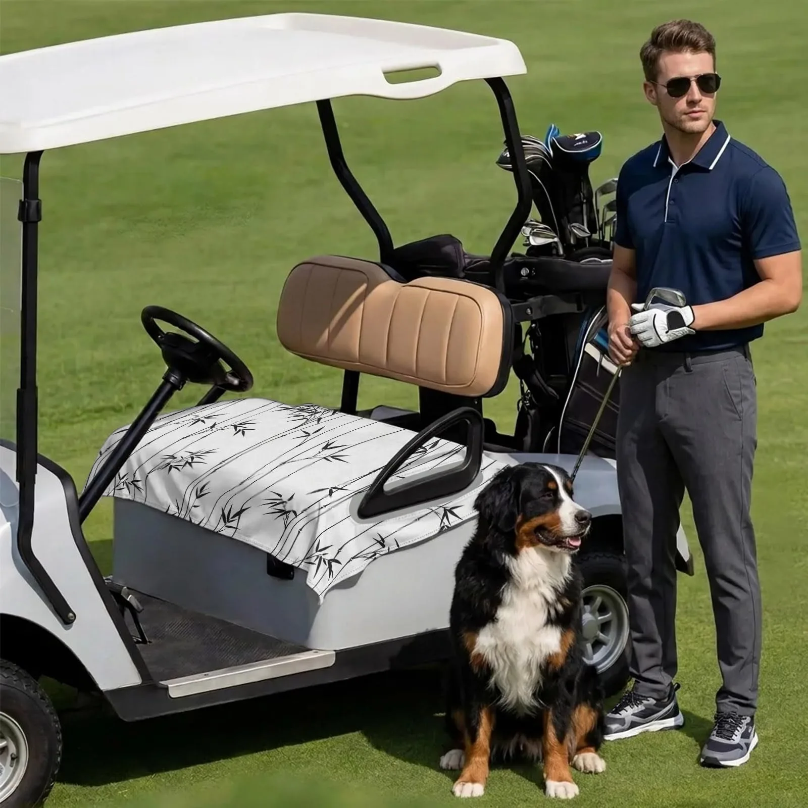 DecorLovee Golf Cart Seat Cover, 51 x 31 in image 3
