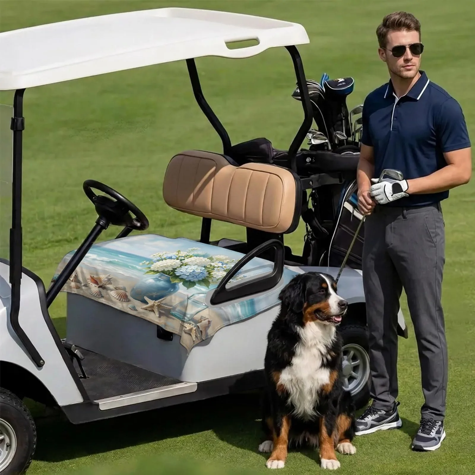 DecorLovee Golf Cart Seat Cover Towel, 51 x 31 Inches image 3