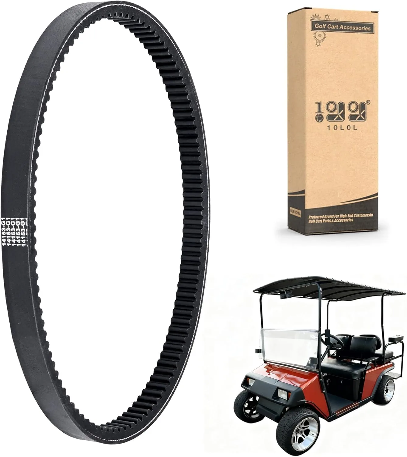 10L0L Drive Belt for E-Z-GO Marathon 1976-1987