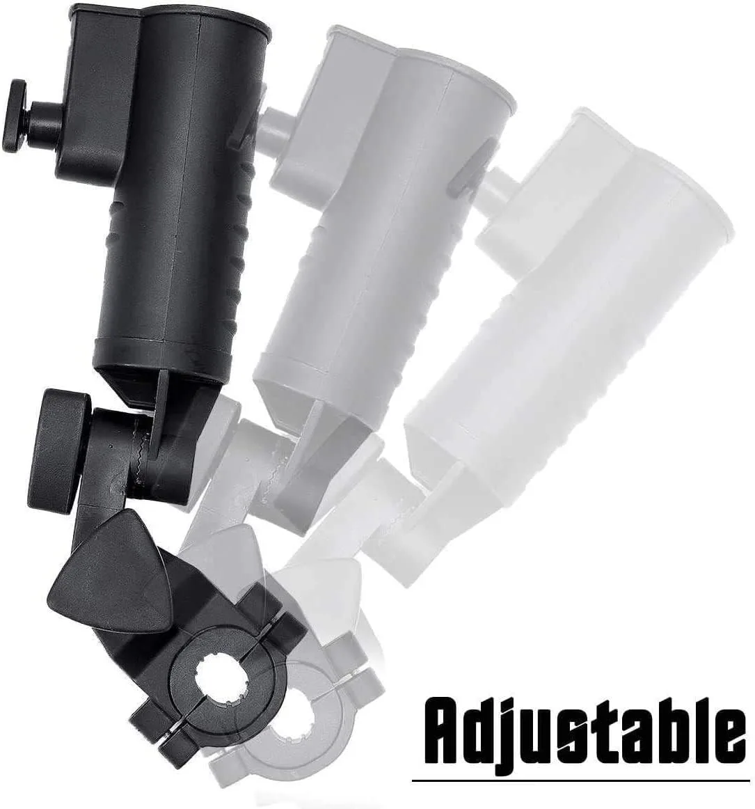 Adjustable Golf Cart Umbrella Holder with 3 Clamps image 4