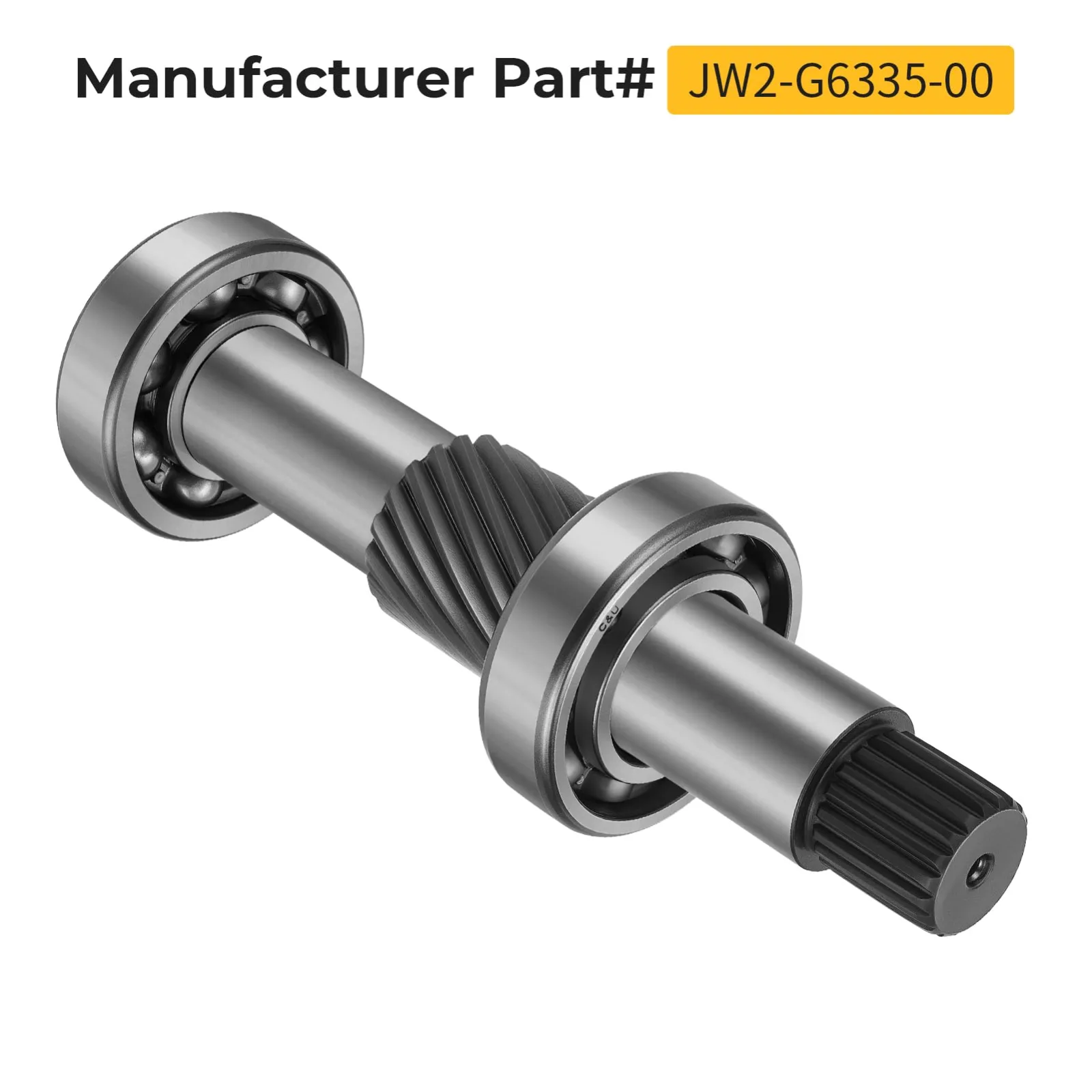 M MATI Rear Axle Input Shaft Kit JW2-G6335-00 for Yamaha G29 (2007-2016) image 3