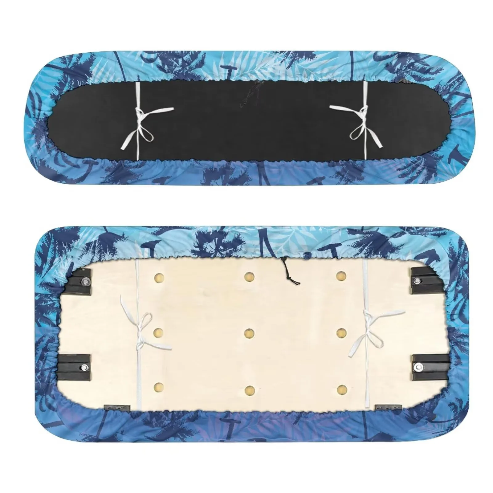 Quidrwyo Palm Tree Golf Cart Seat and Backrest Covers image 2