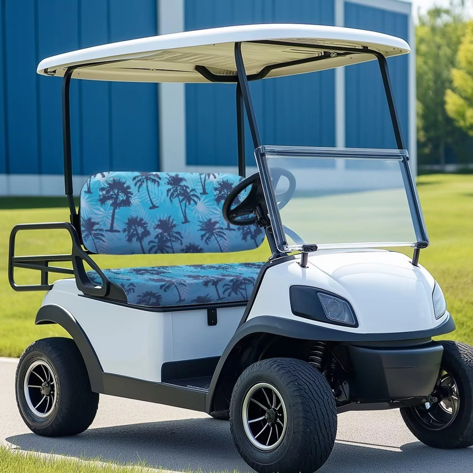 Quidrwyo Palm Tree Golf Cart Seat and Backrest Covers image 3