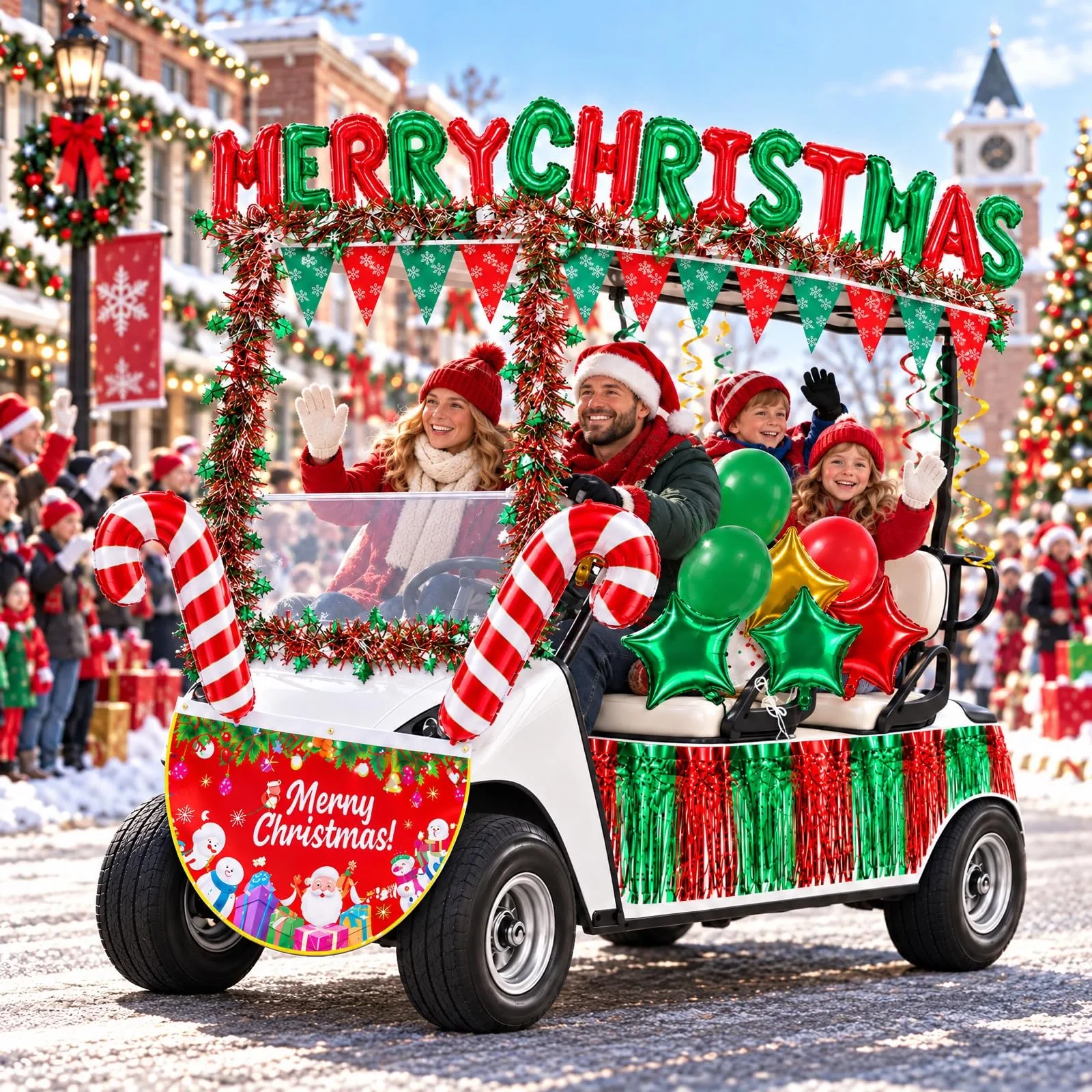 NEVERLAND Christmas Golf Cart Decorations Kit A319-DK-A image 2