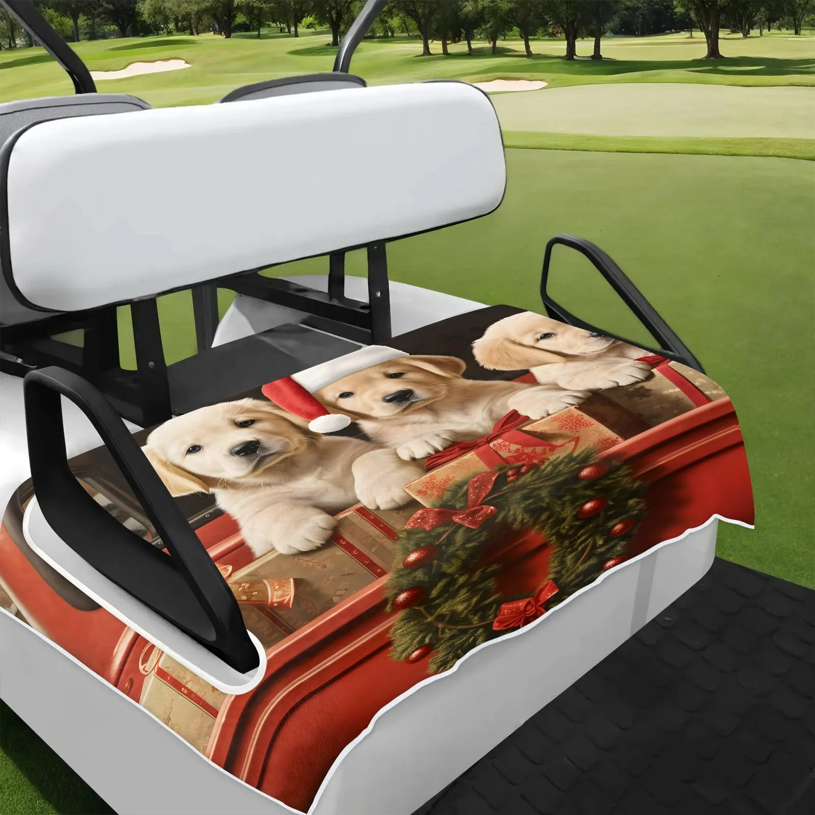 Tiveruda Golf Cart Seat Cover for Double Seats
