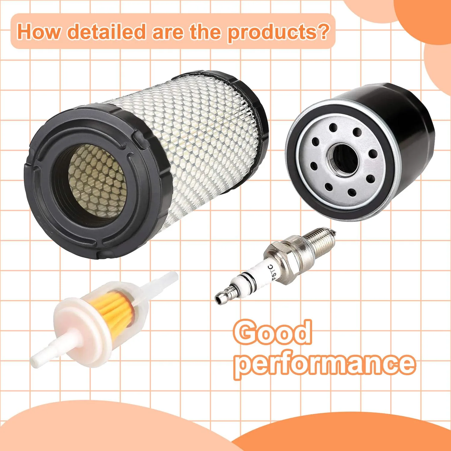 LY 5KYSON E-Z-G-O RXV/TXT Gas Tune-Up Kit image 4