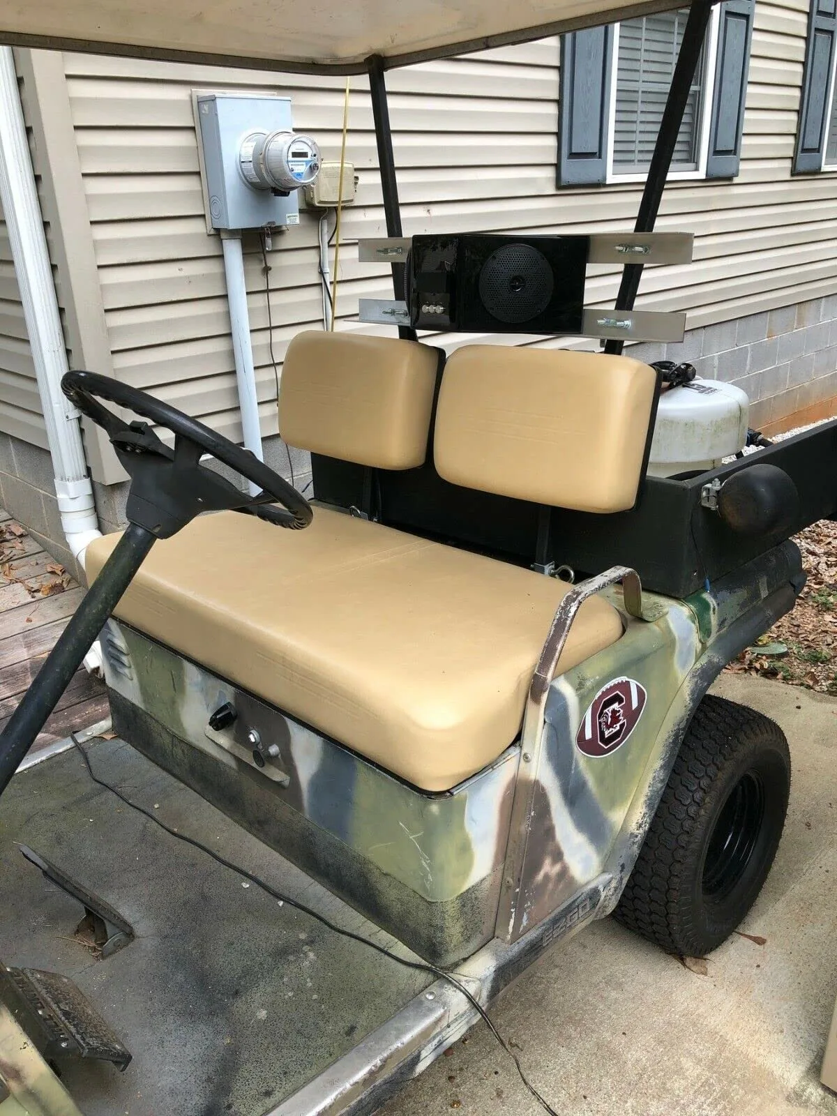 Buggies Unlimited Tan Vinyl Seat Bottom Cushion — Model 2964 image 4