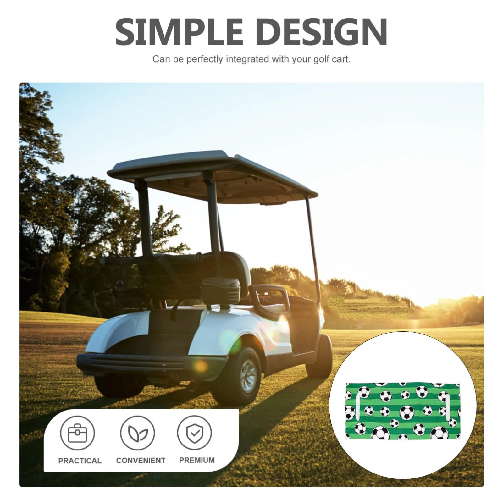 SUPVOX Golf Cart Seat Cover Protector 9DN35TJHF1417ZJ9UH image 2