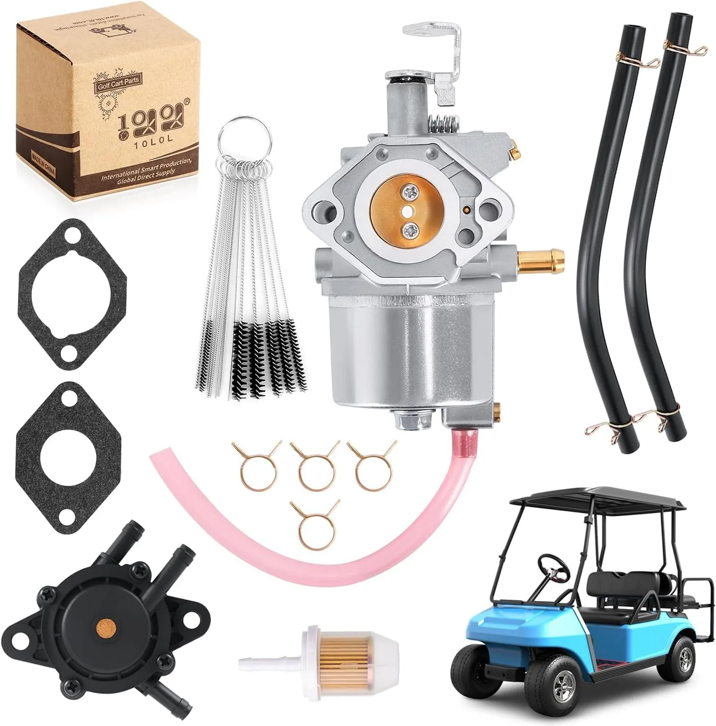 10L0L Club Car Carburetor Kit for Kawasaki FE350