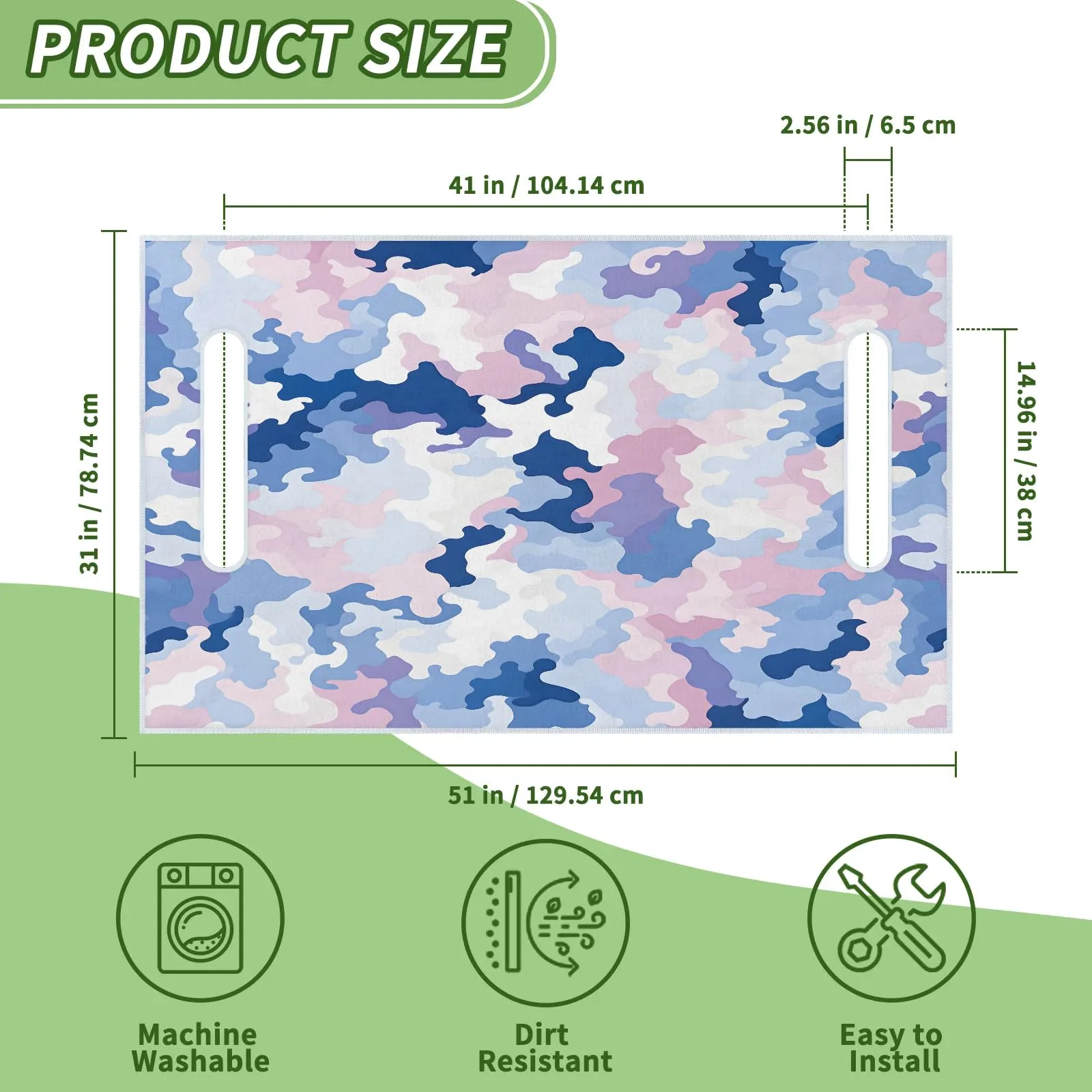 Tiveruda Purple Camouflage Golf Cart Seat Cover image 2