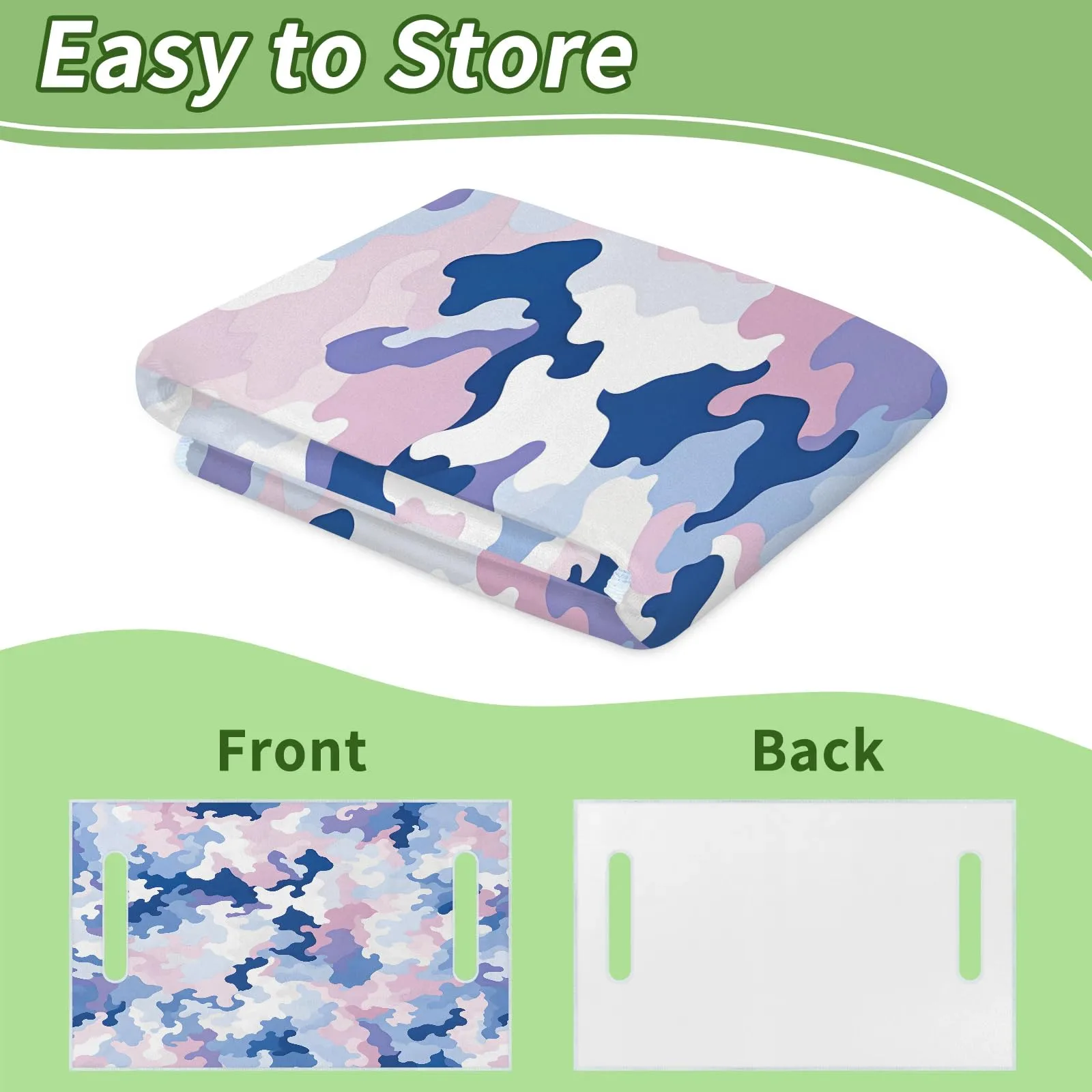 Tiveruda Purple Camouflage Golf Cart Seat Cover image 4