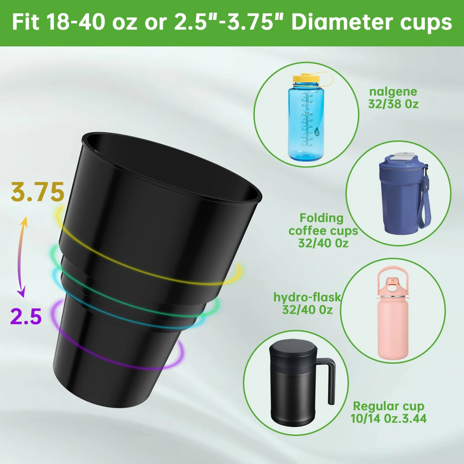 10L0L Golf Cart Cup Holder Adapter 2-Pack image 4