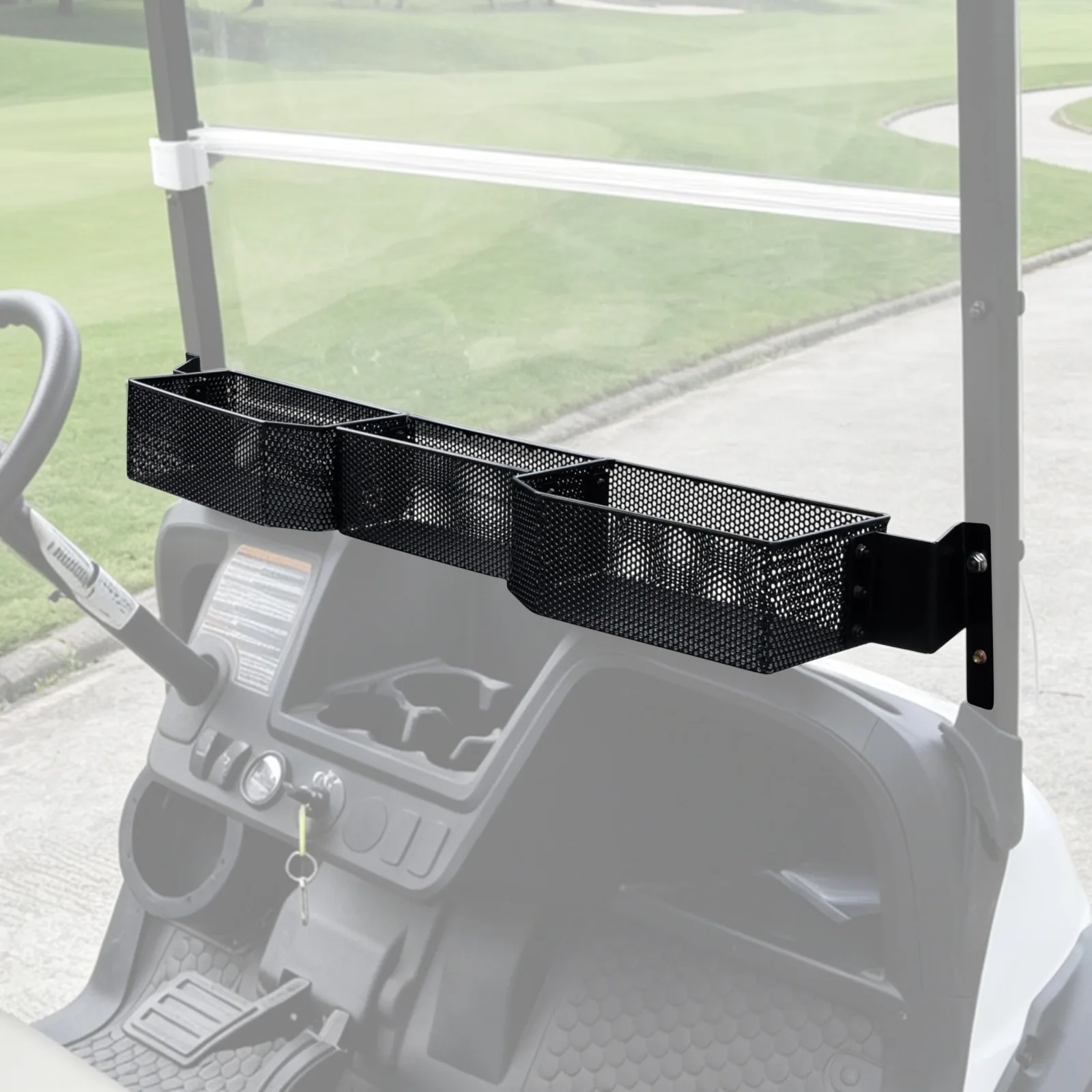 LDETXY Front Storage Basket for E-Z-GO RXV Valor 2025